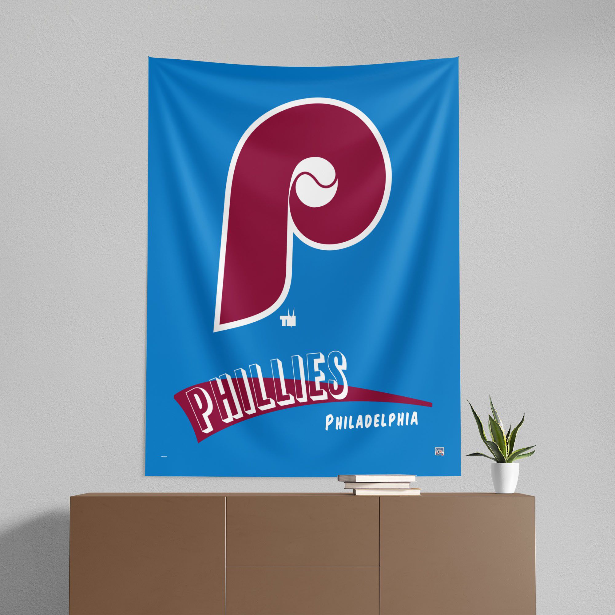 Northwest Philadelphia Phillies City Connect Throwback Wall Hang product image