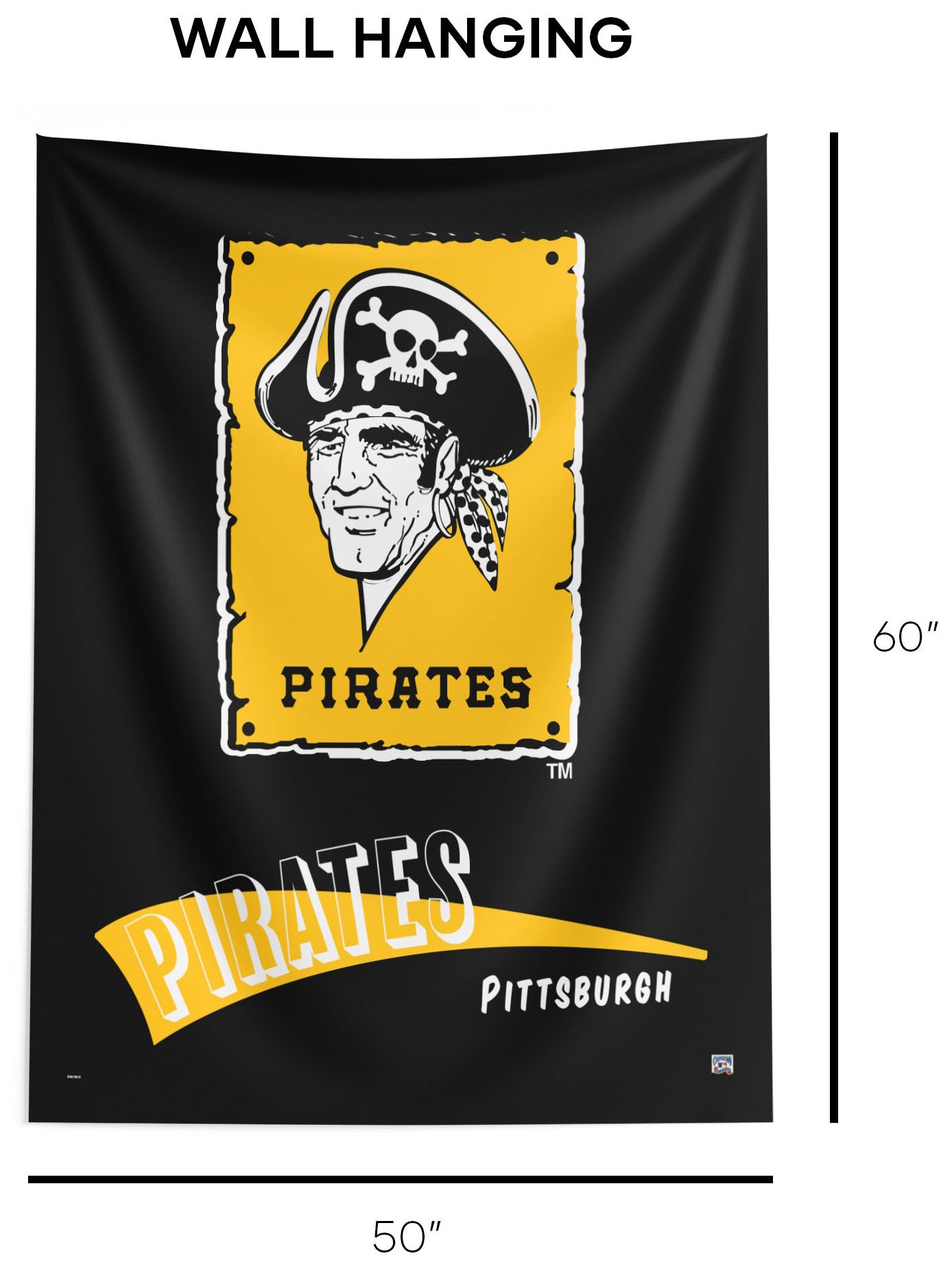 Northwest Pittsburgh Pirates City Connect Throwback Wall Hang product image
