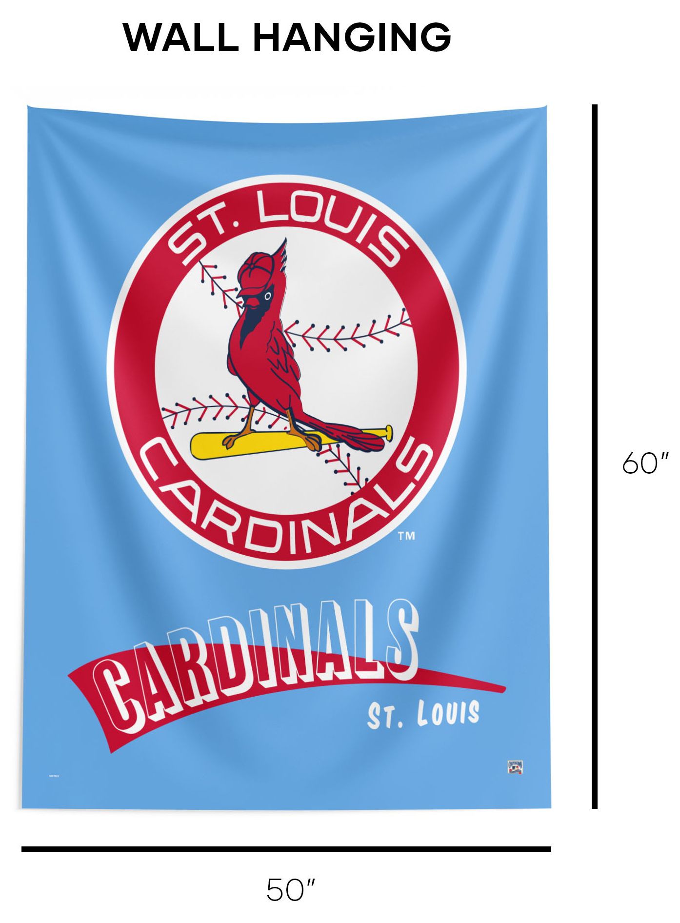 Northwest St. Louis Cardinals City Connect Throwback Wall Hang product image