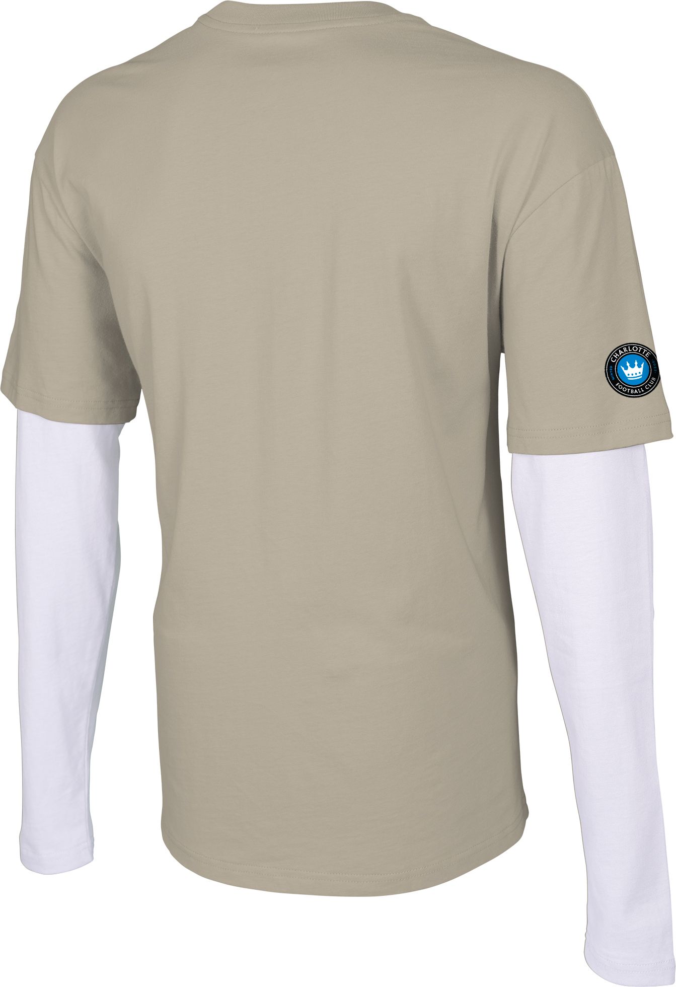 Stadium Essentials Men's Charlotte FC Status Cream Long Sleeve Shirt product image