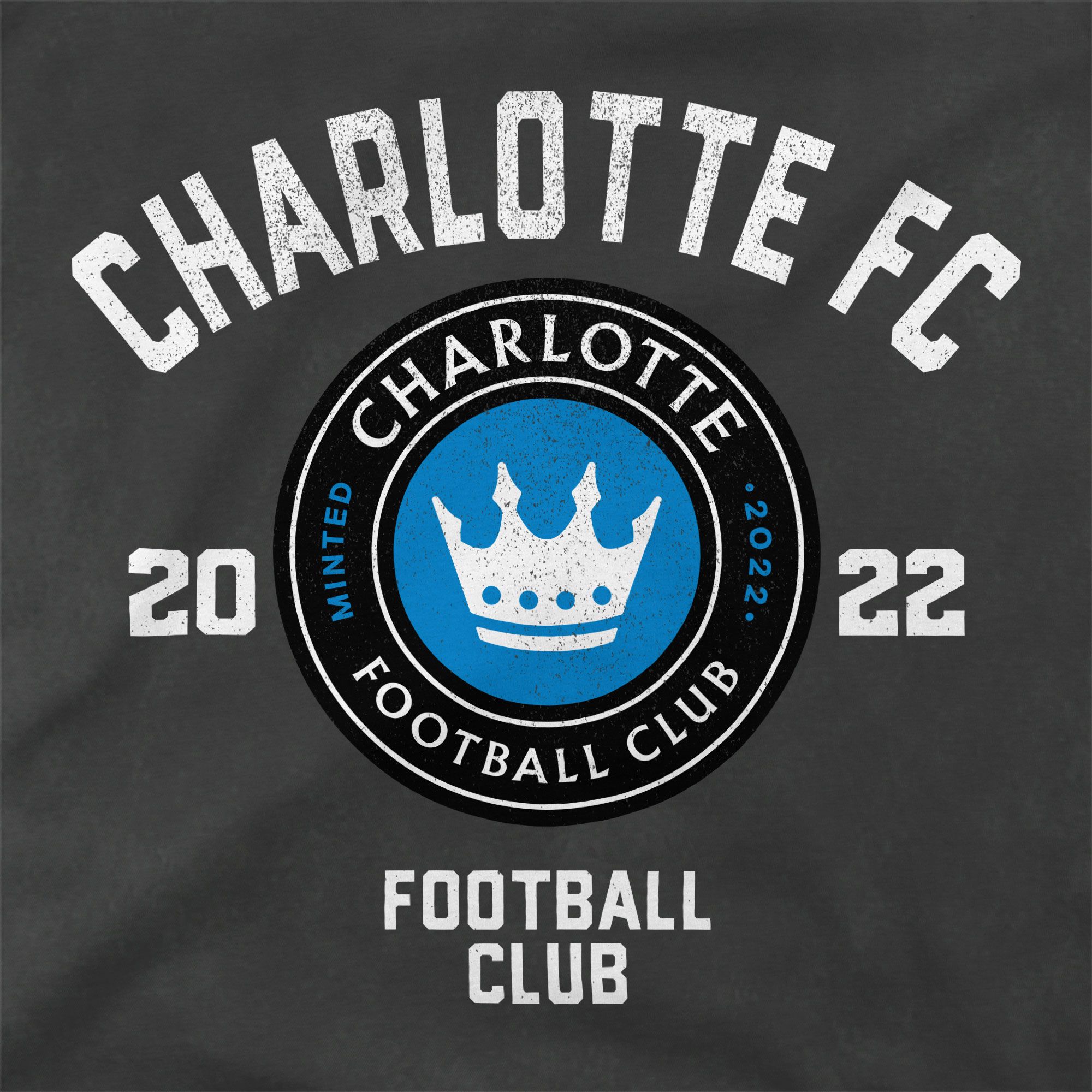 Stadium Essentials Men's Charlotte FC Vintage Black 'Get Back' T-Shirt product image