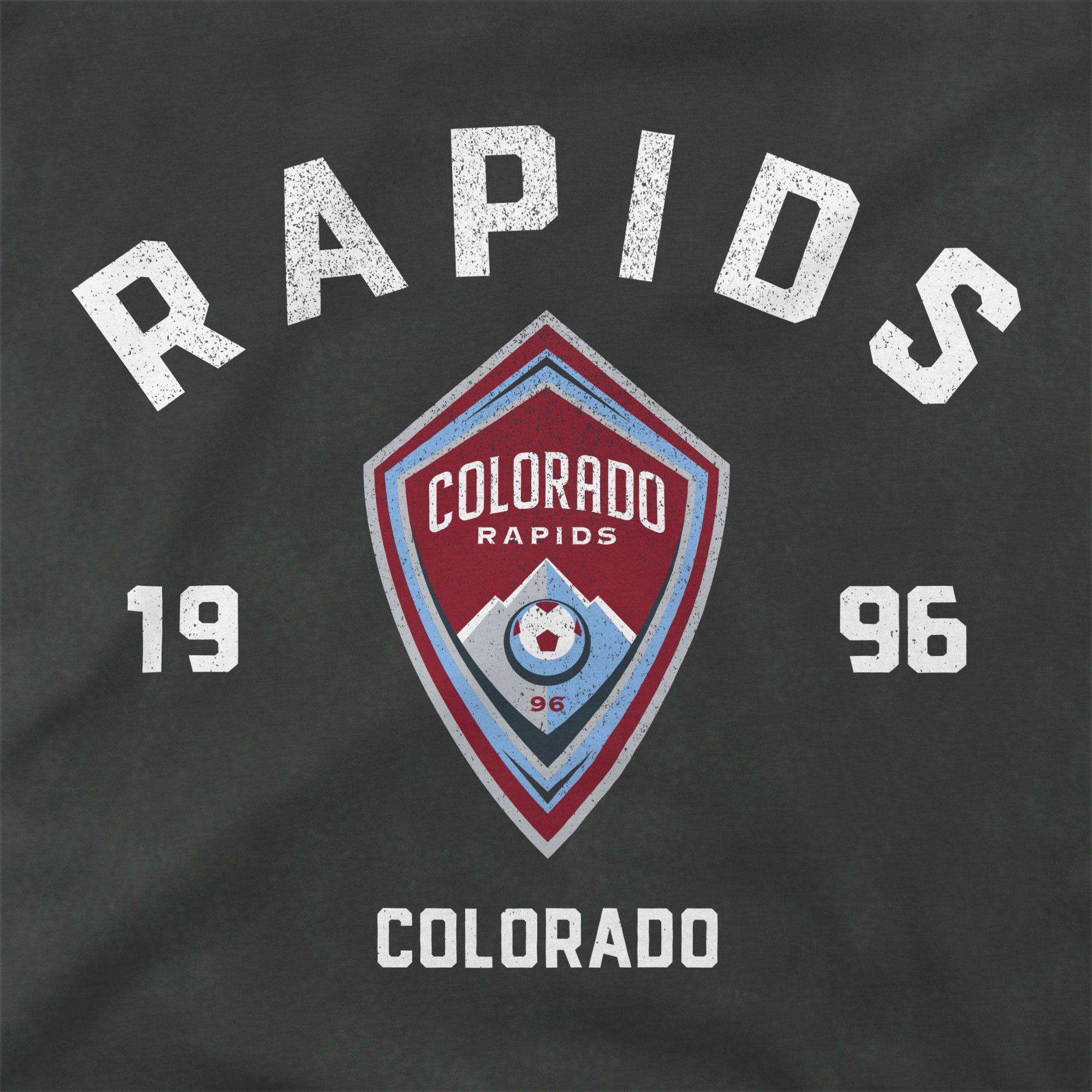 Stadium Essentials Men's Colorado Rapids Vintage Black 'Get Back' T-Shirt product image