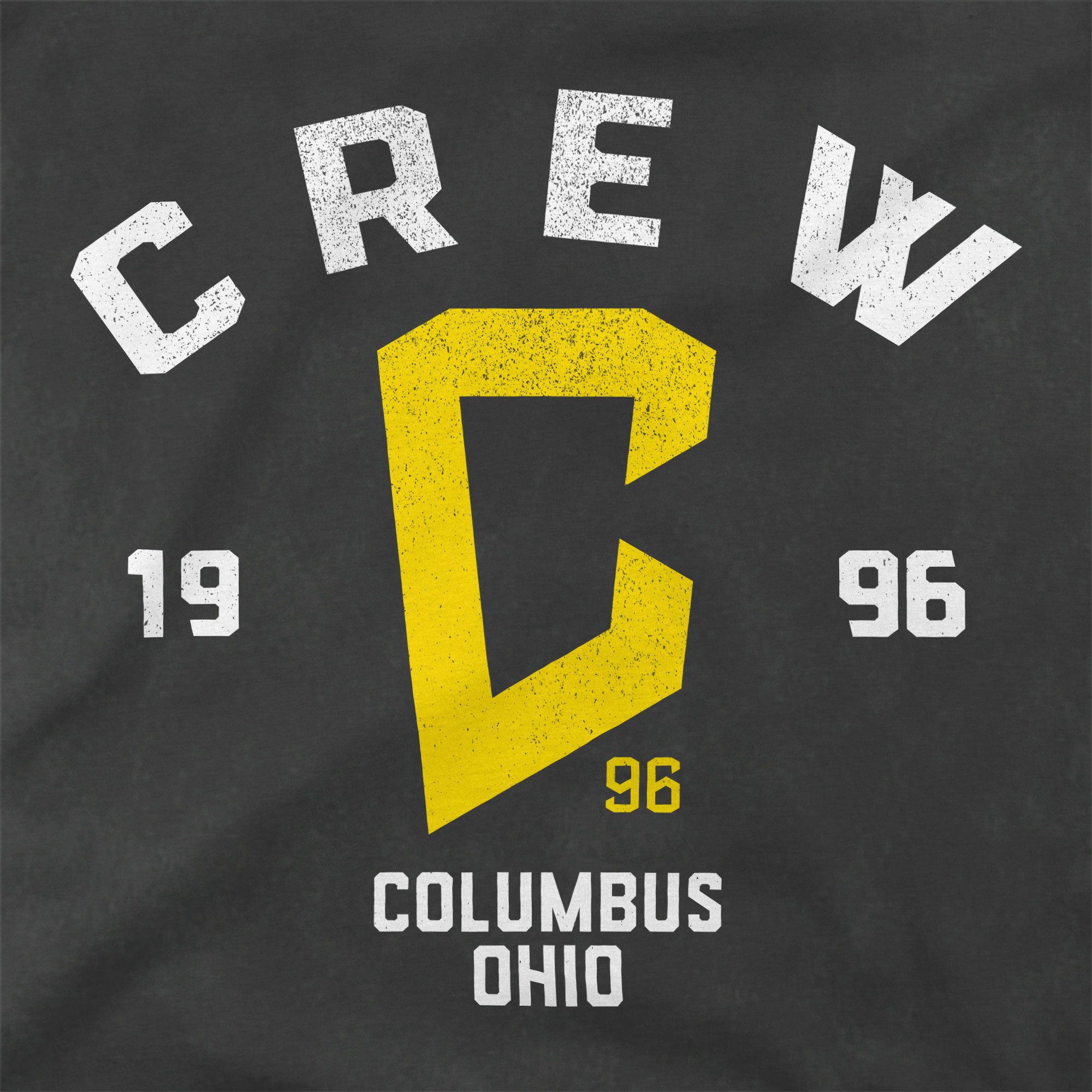 Stadium Essentials Men's Columbus Crew Vintage Black 'Get Back' T-Shirt product image