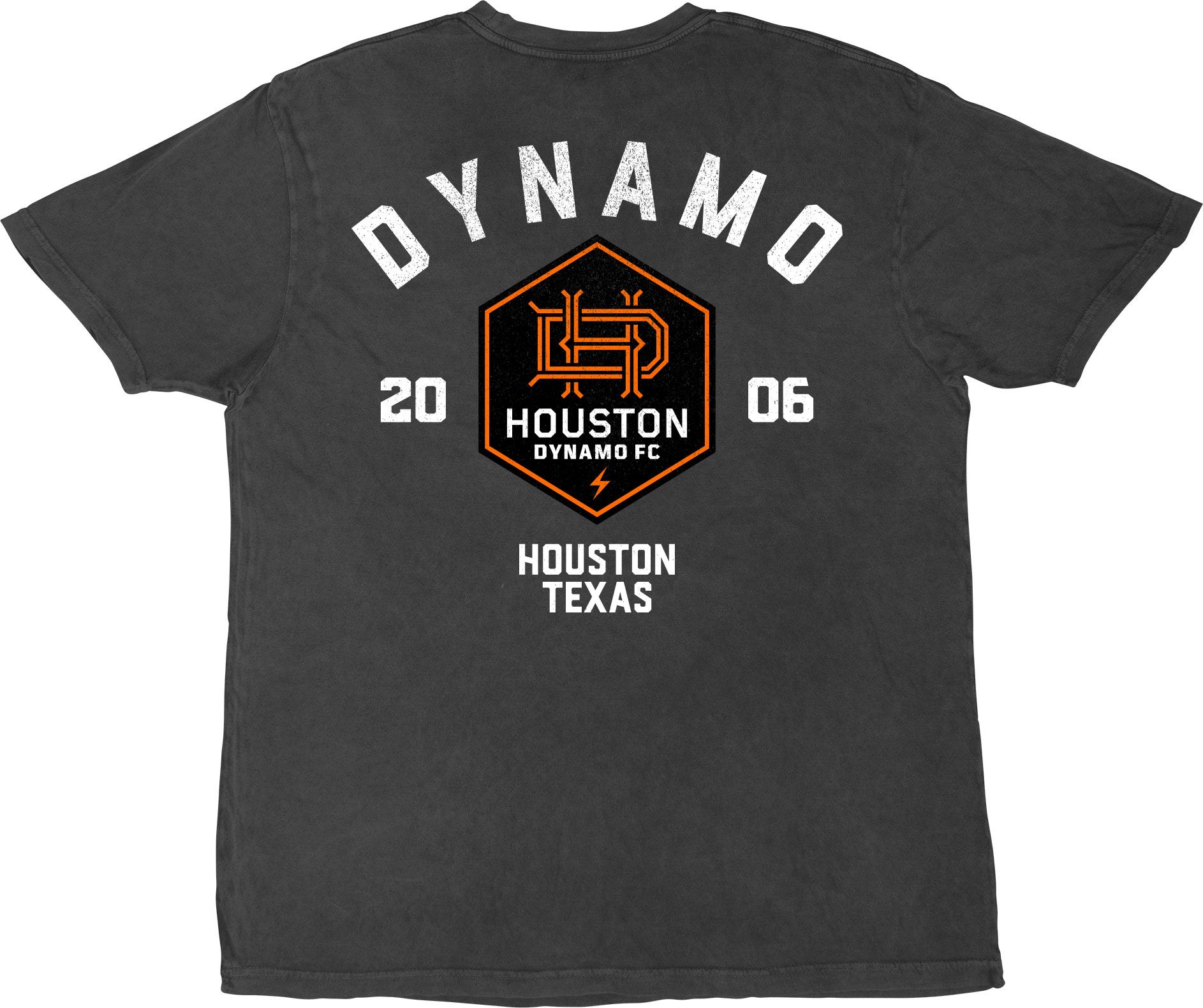 Stadium Essentials Men's Houston Dynamo Vintage Black 'Get Back' T-Shirt product image