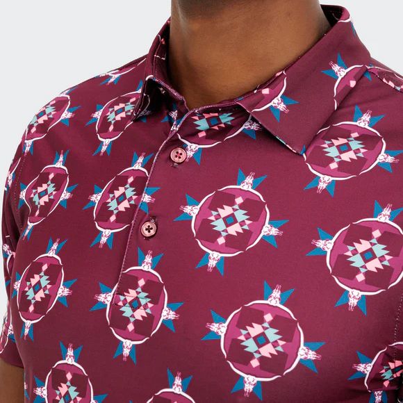 Waggle Men's Longhorn Ledge Men's Golf Polo product image