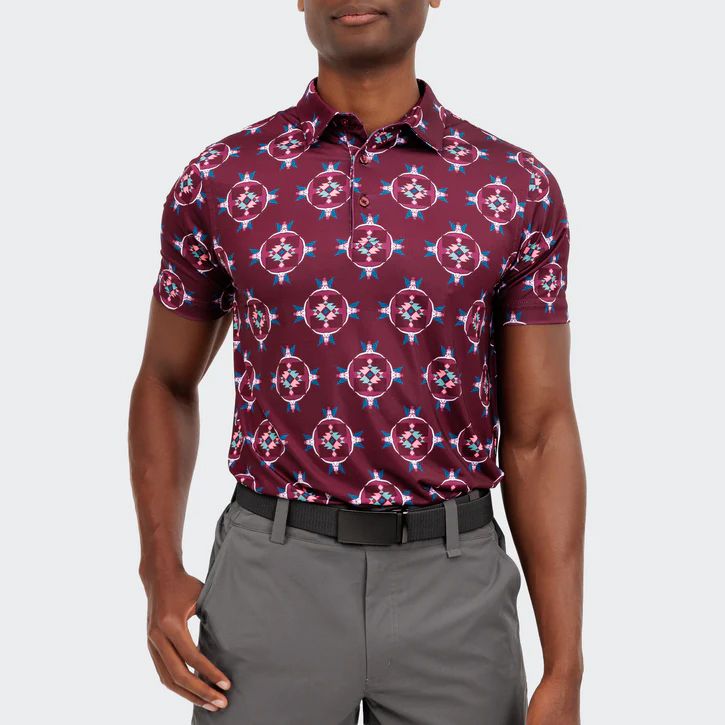 Waggle Men's Longhorn Ledge Men's Golf Polo product image