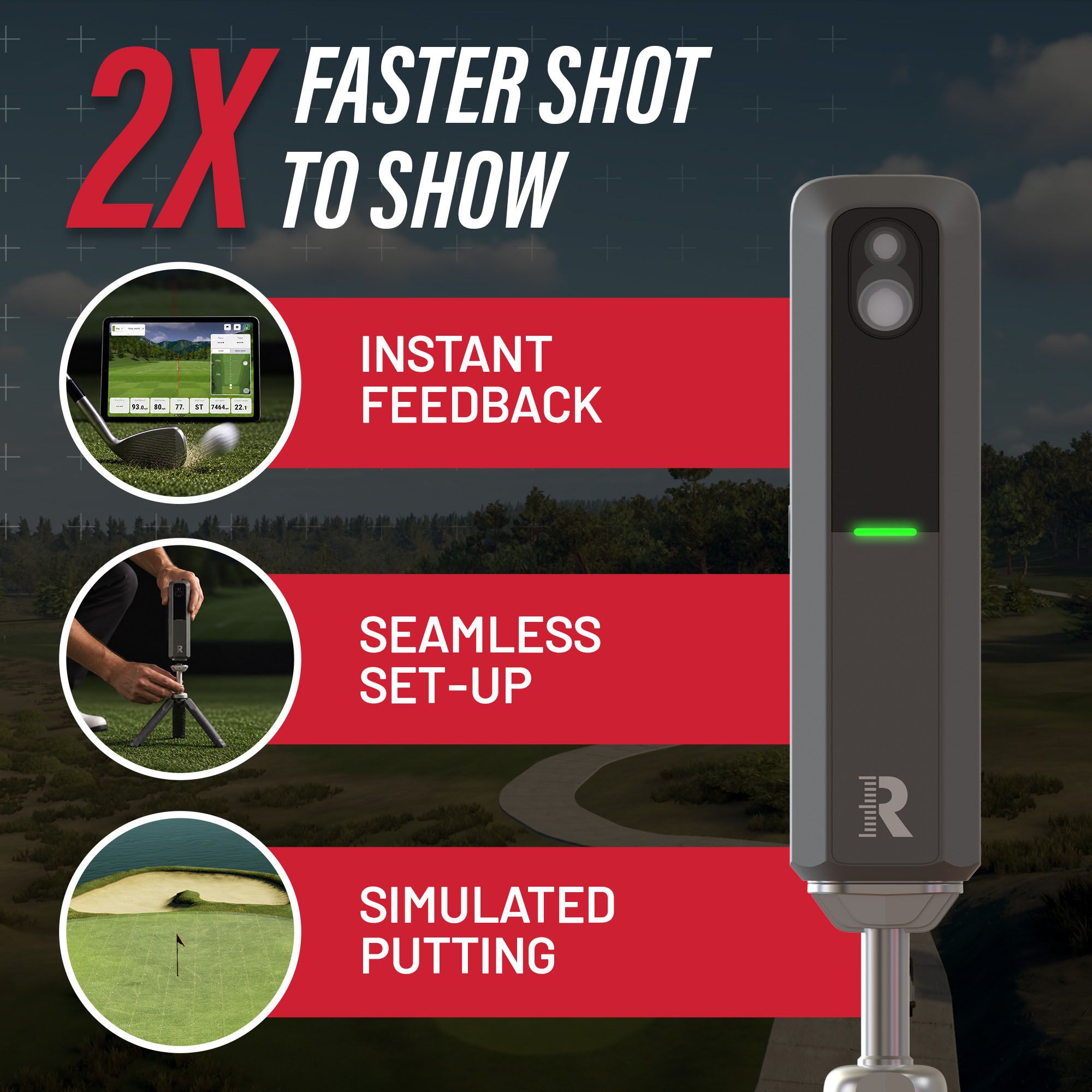 Rapsodo x Callaway MLM2XPRO Golf Launch Monitor product image
