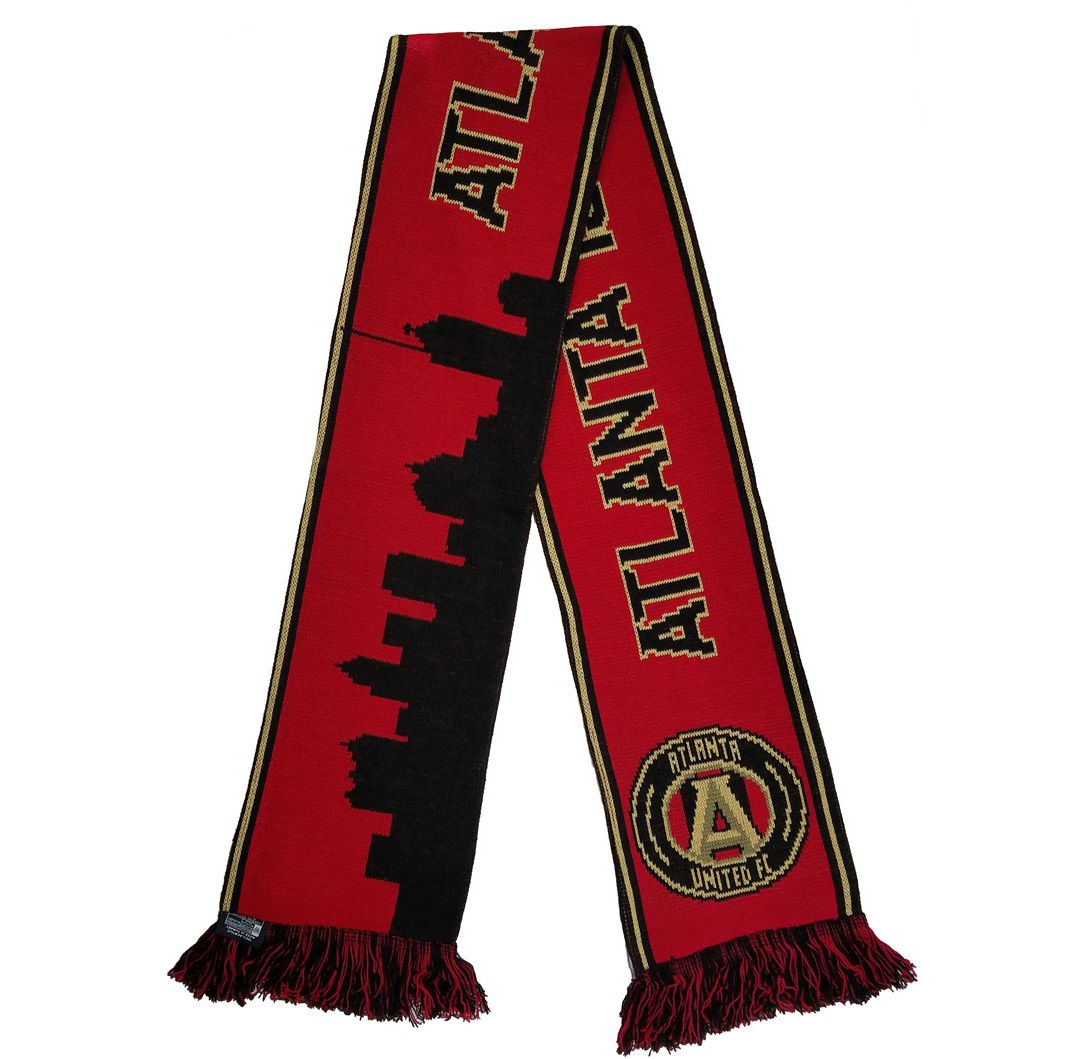Peach Jersey Ruffneck Scarves Atlanta United Sublimated Polyester Scarf