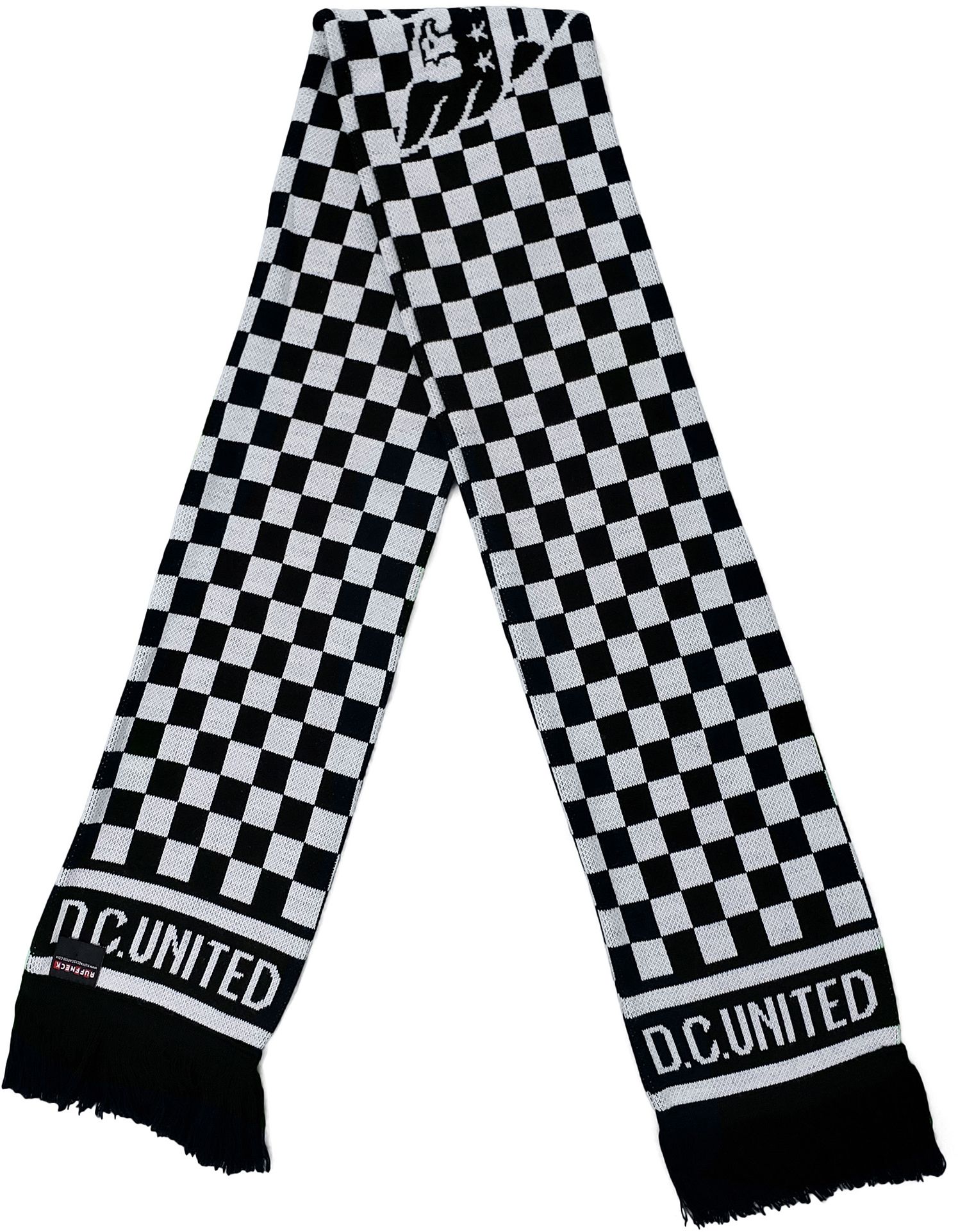 Ruffneck Scarves D.C. United Checkered Jacquard Knit Scarf product image