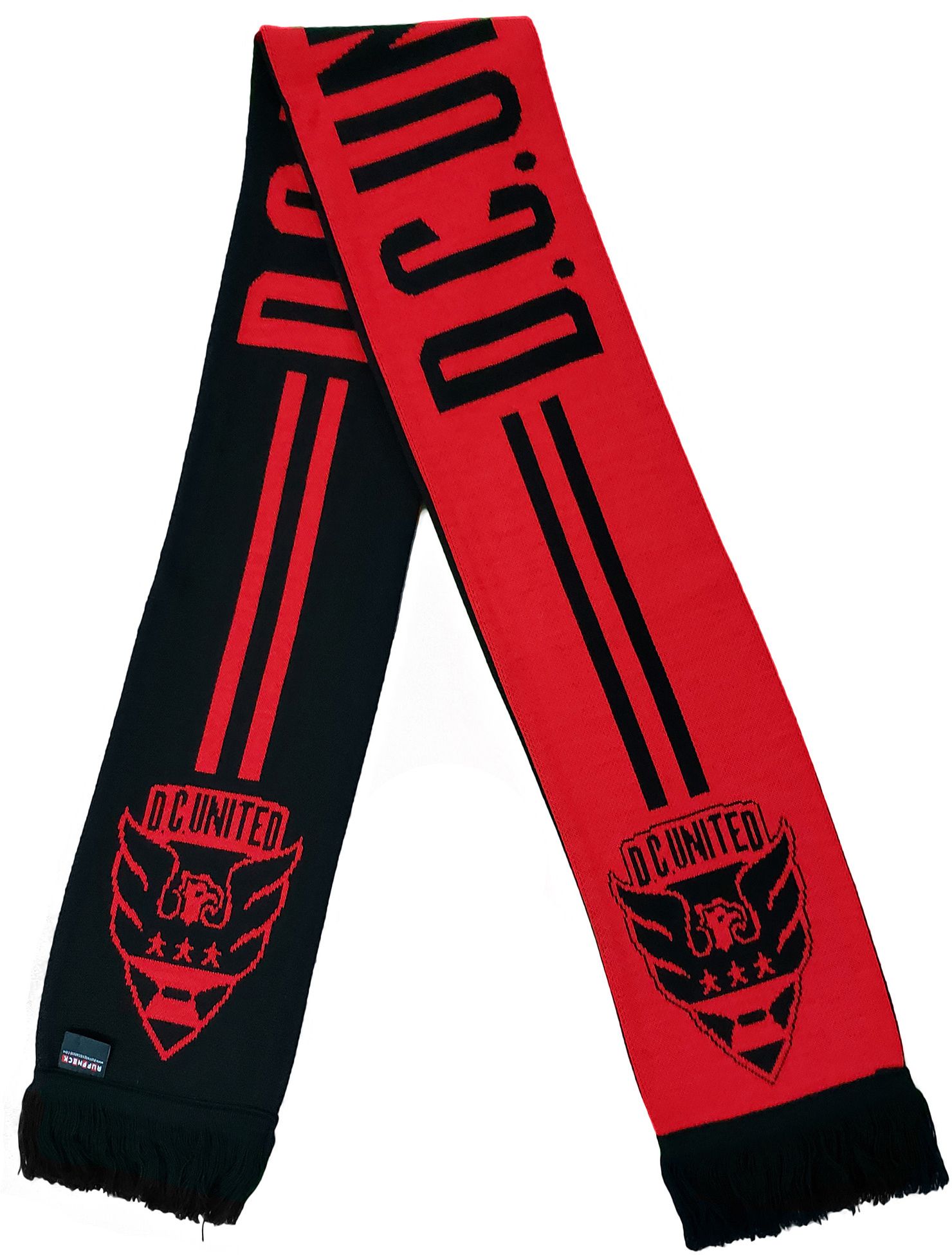 Ruffneck Scarves D.C. United Black n' Red Jacquard Knit Scarf product image