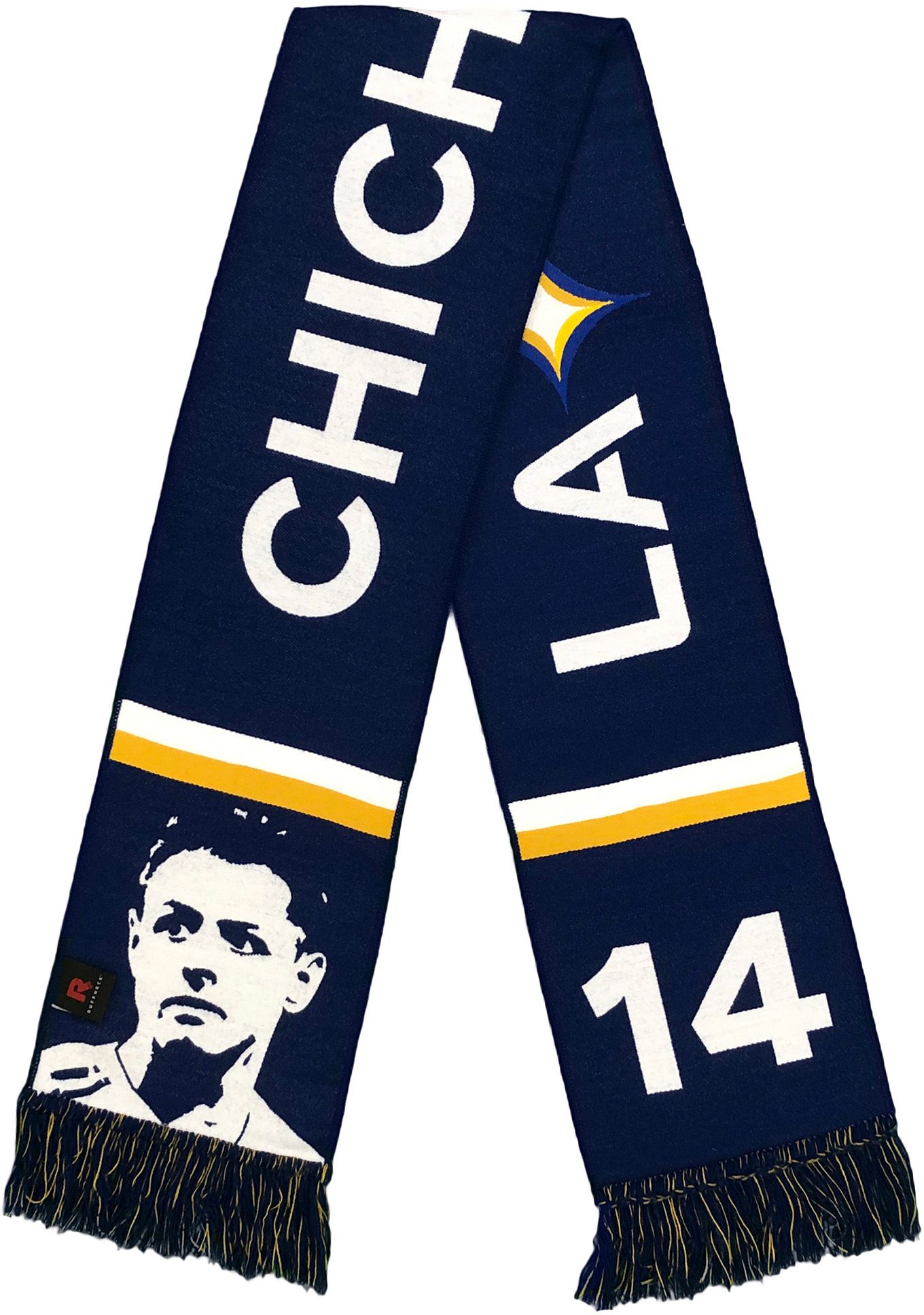 Ruffneck Scarves LA Galaxy Chicharito #14 HD Woven Scarf