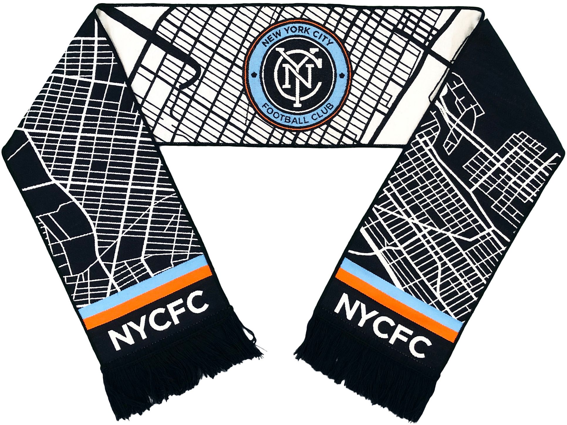 Ruffneck Scarves New York City FC Map Woven Scarf product image