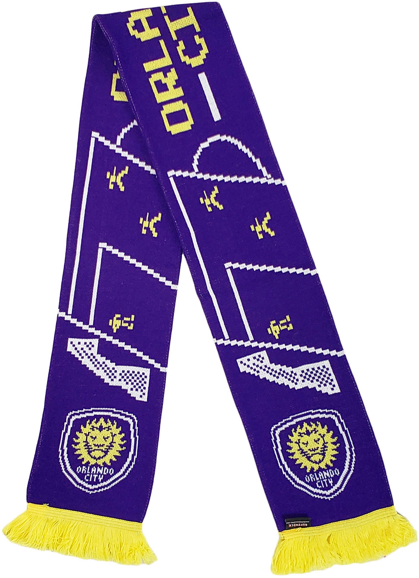 Ruffneck Scarves Orlando City 8-Bit Scarf product image