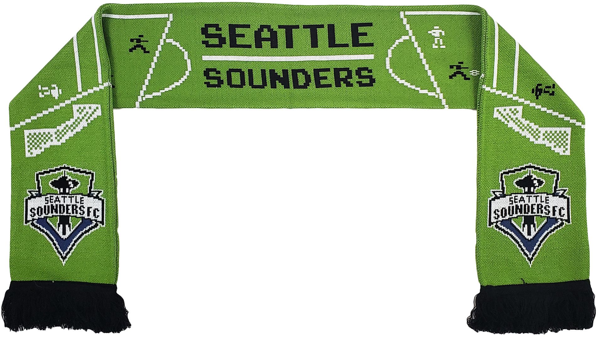 Ruffneck Scarves Seattle Sounders 8-Bit Scarf product image