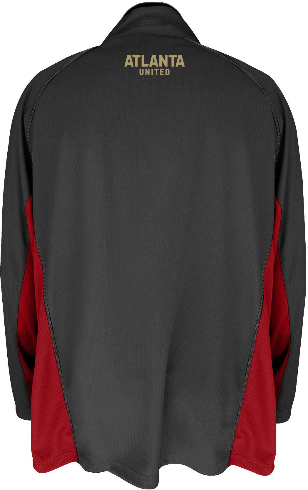 MLS Big & Tall Atlanta United FC 1/4 Zip Black Quarter-Zip Pullover Shirt