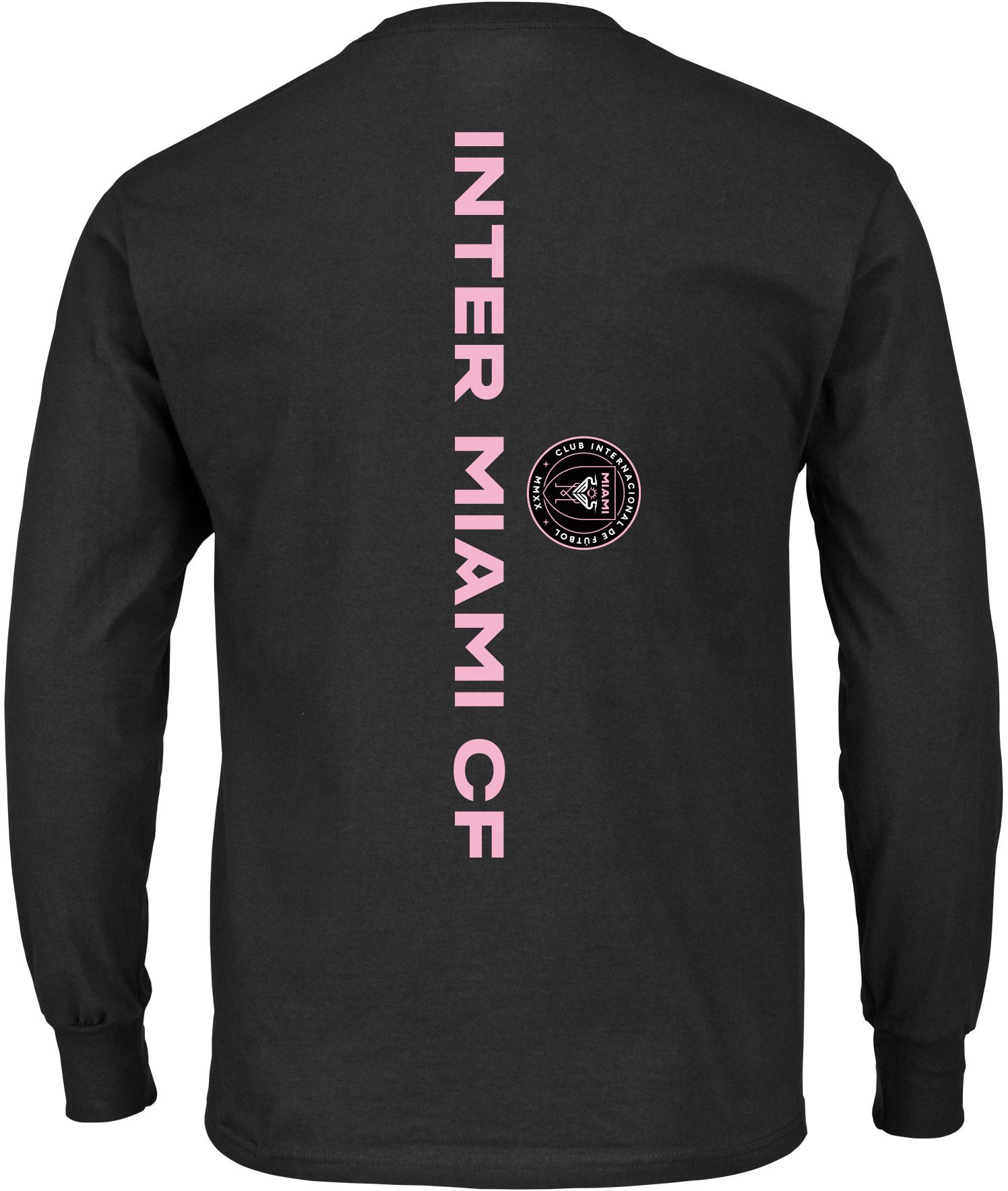 MLS Big & Tall Inter Miami CF One Pocket Black Sleeve Shirt product image