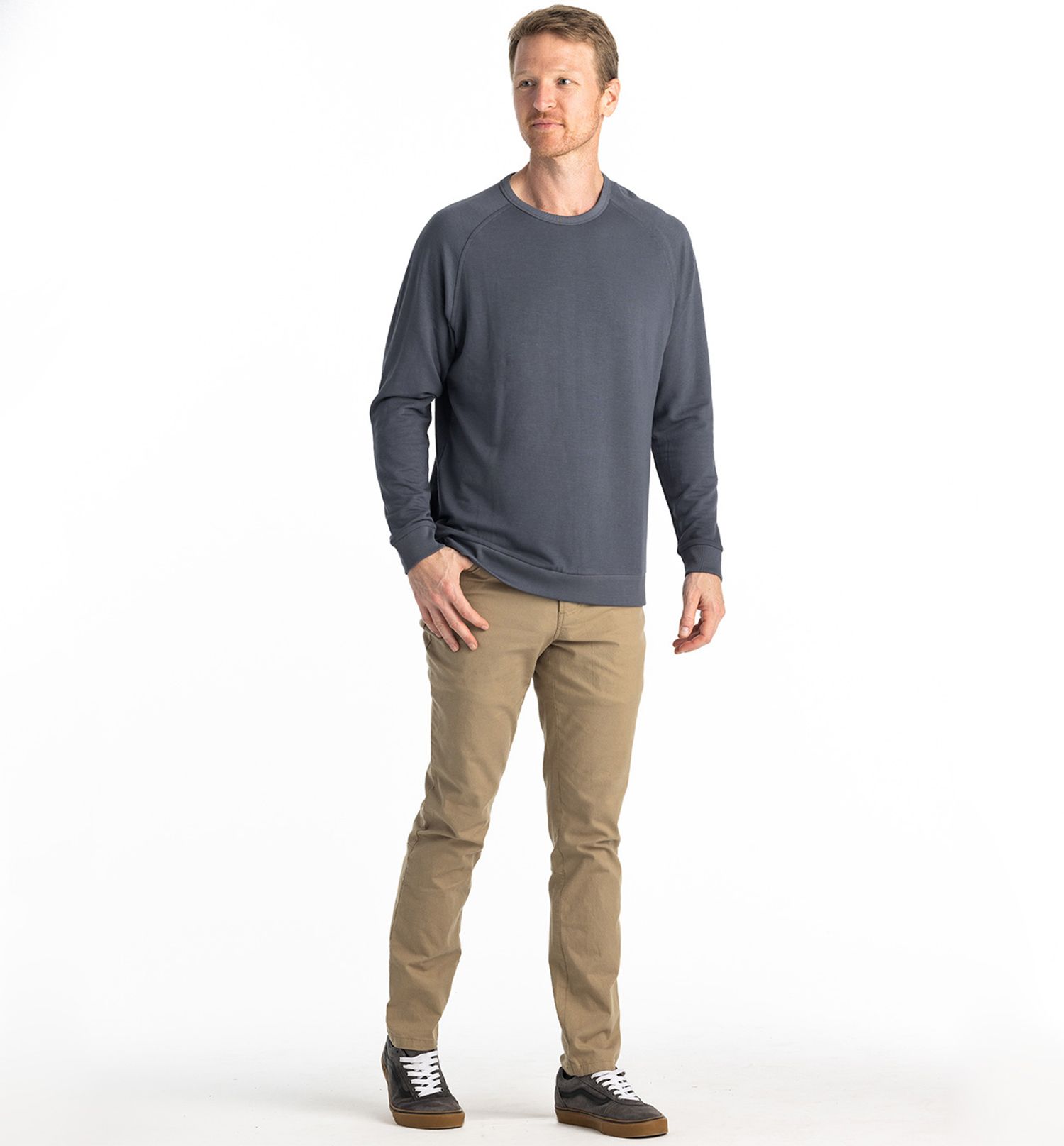Free Fly Men's Bamboo Lightweight Fleece Crew Sweatshirt product image