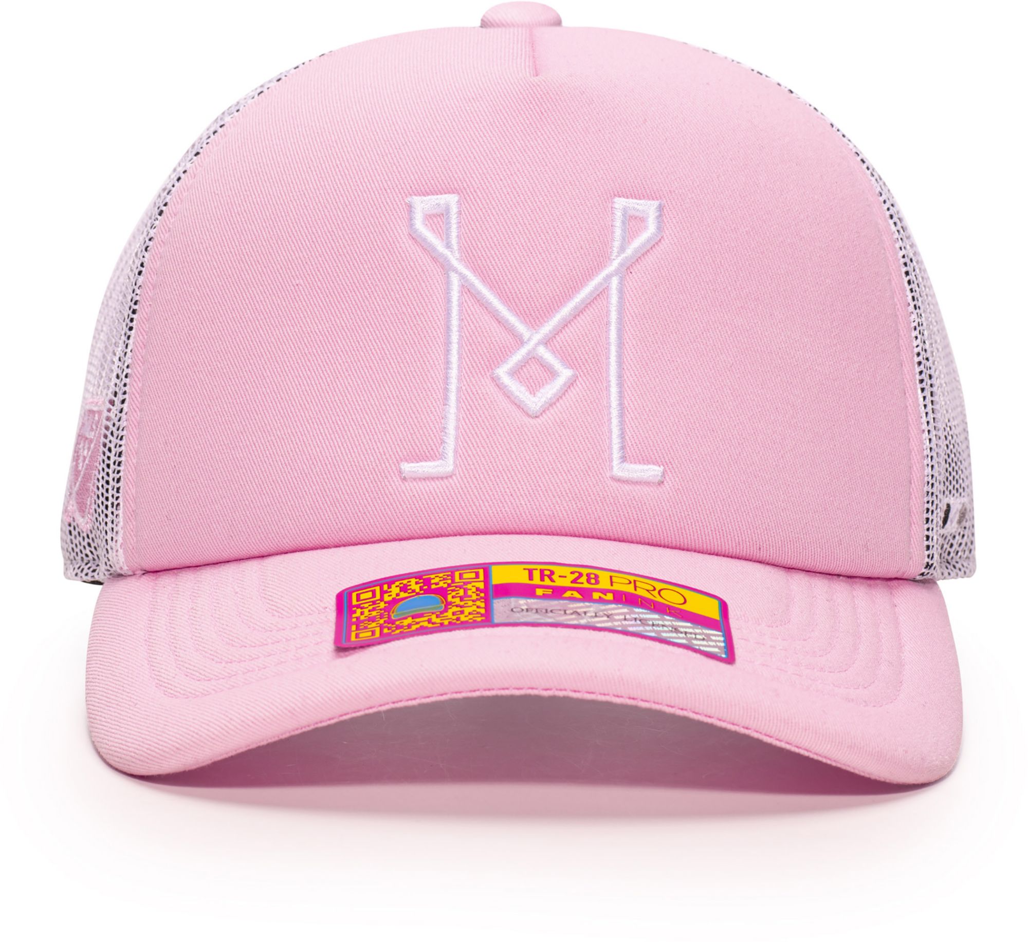 Fan Ink Men's Inter Miami CF Pink Logo Adjustable Trucker Hat product image