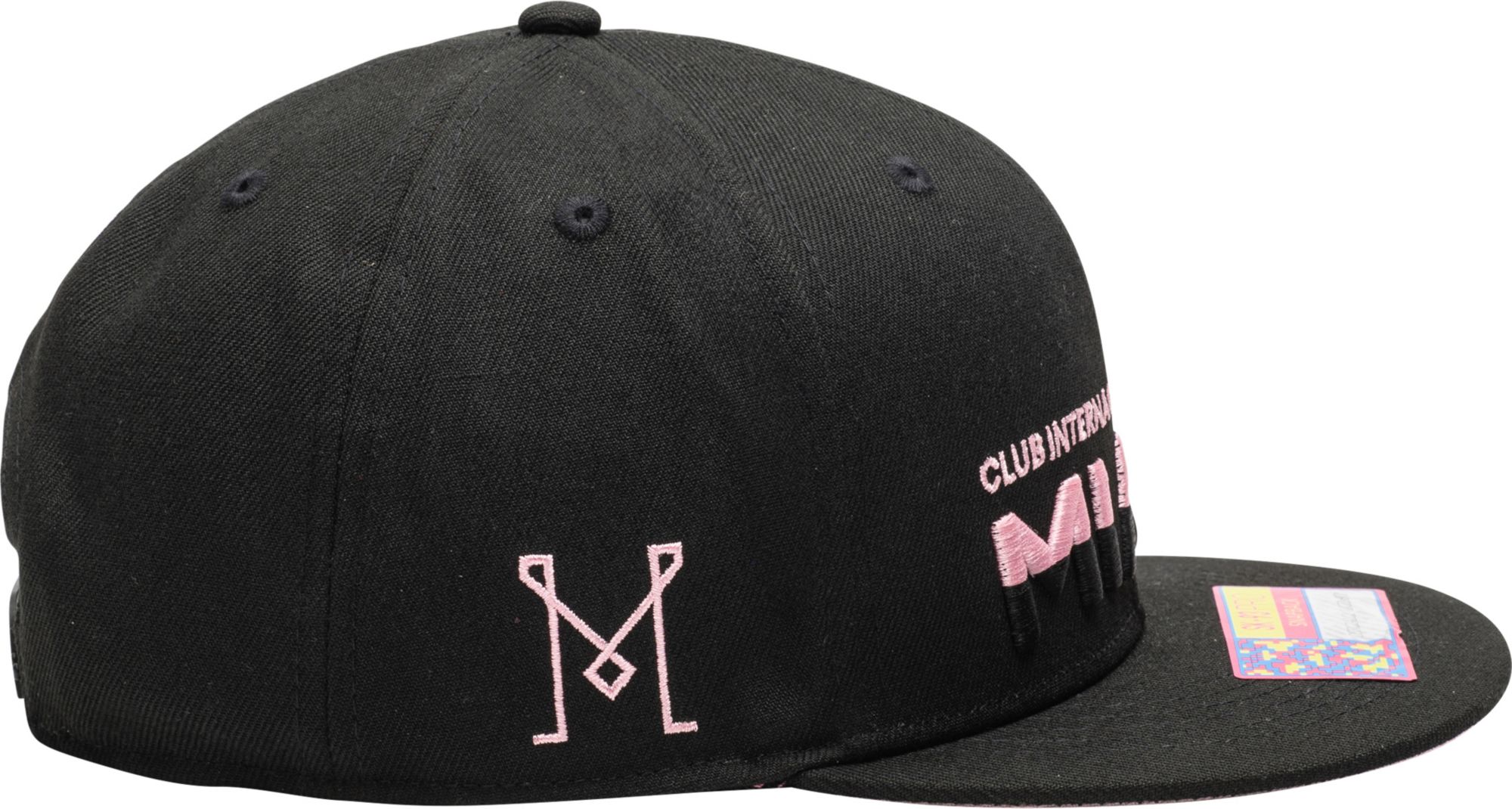Fan Ink Adult Inter Miami CF Loyalty Black Snapback Adjustable Hat product image