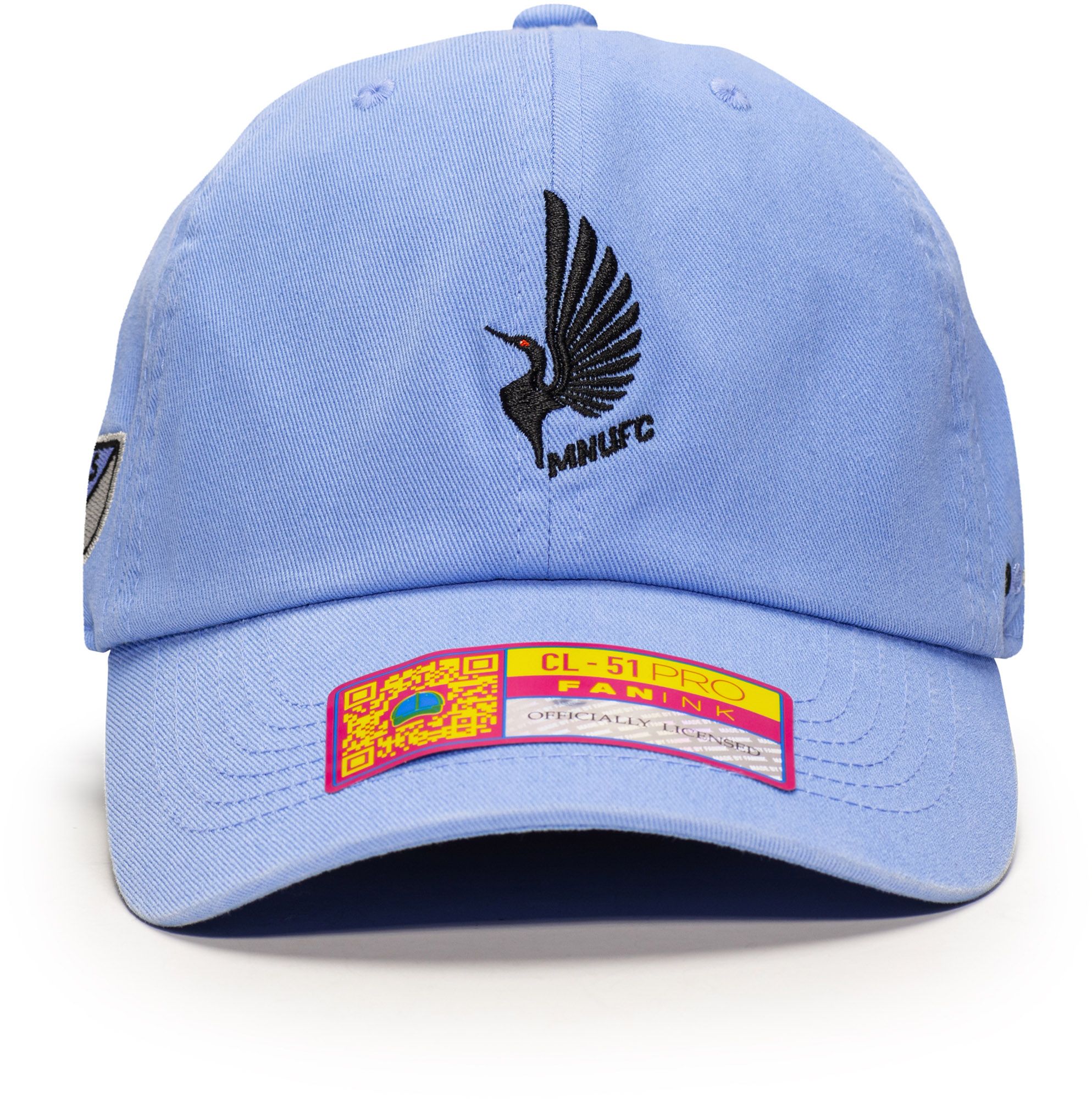 Fan Ink Men's Minnesota United FC Light Blue Bamboo Slouch Adjustable Hat product image
