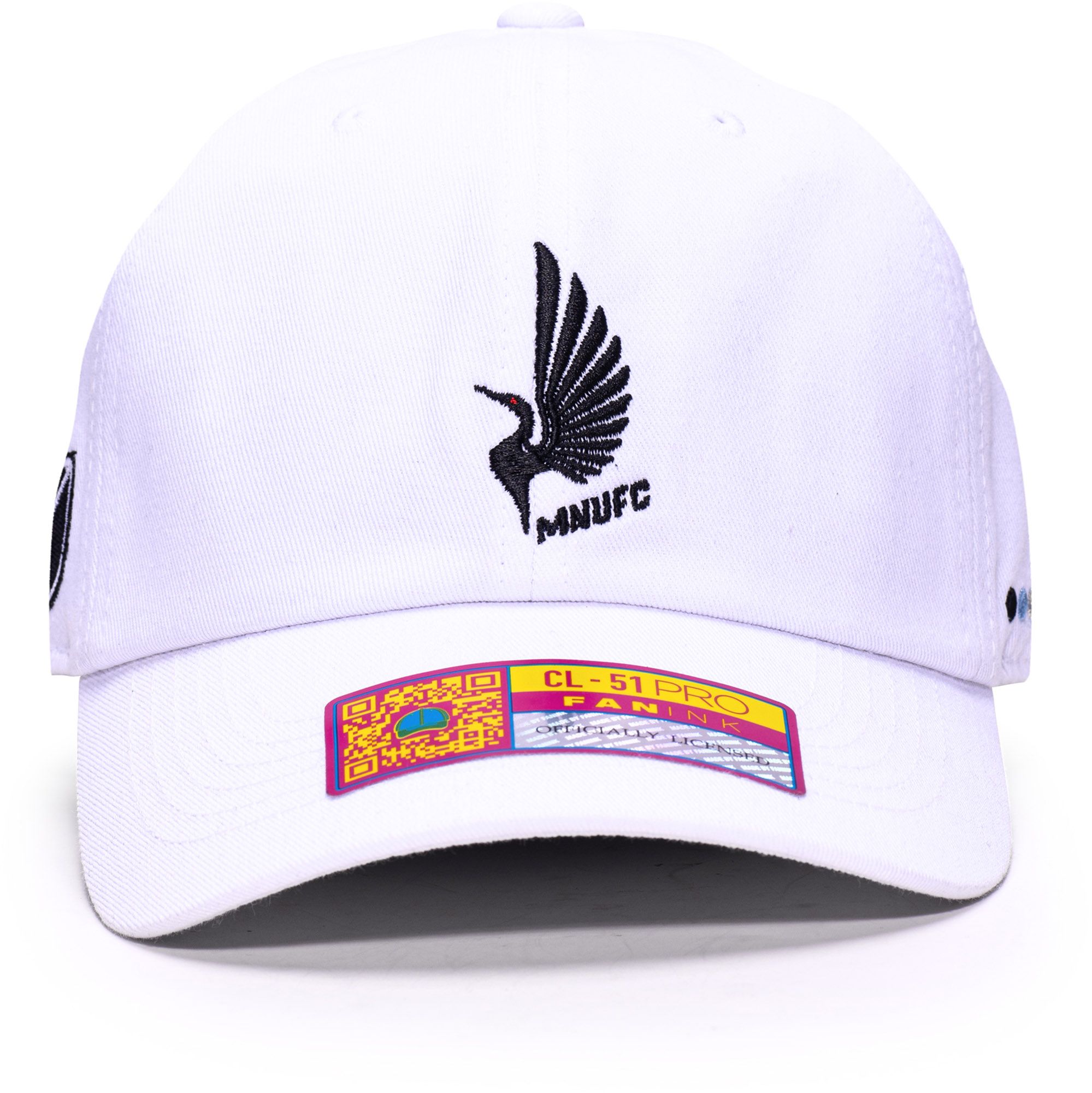 Fan Ink Men's Minnesota United FC White Bamboo Slouch Adjustable Hat product image