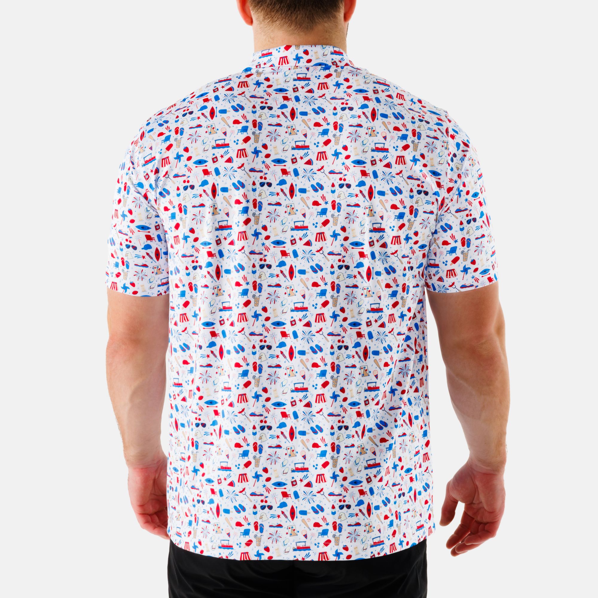 Waggle Men's Americana Golf Polo product image