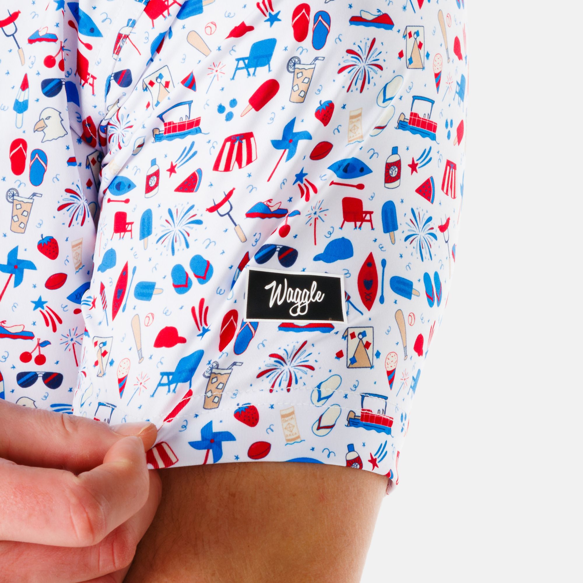 Waggle Men's Americana Golf Polo product image