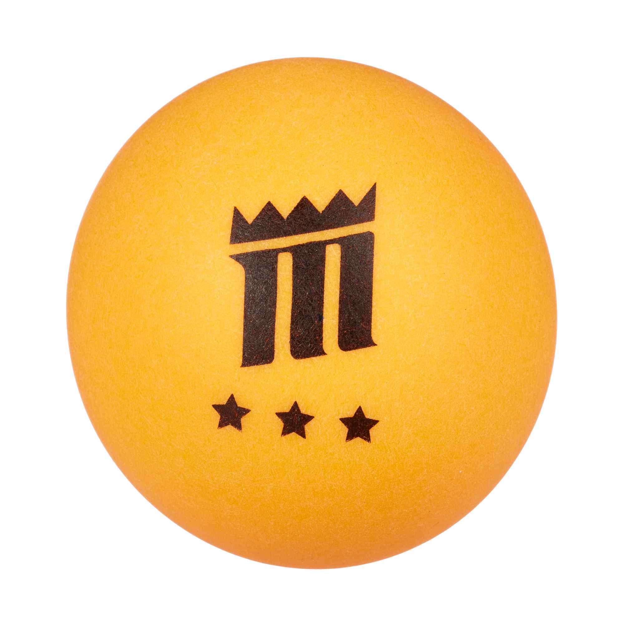 Monarch Three-Star Orange Table Tennis Balls 6 Pack product image