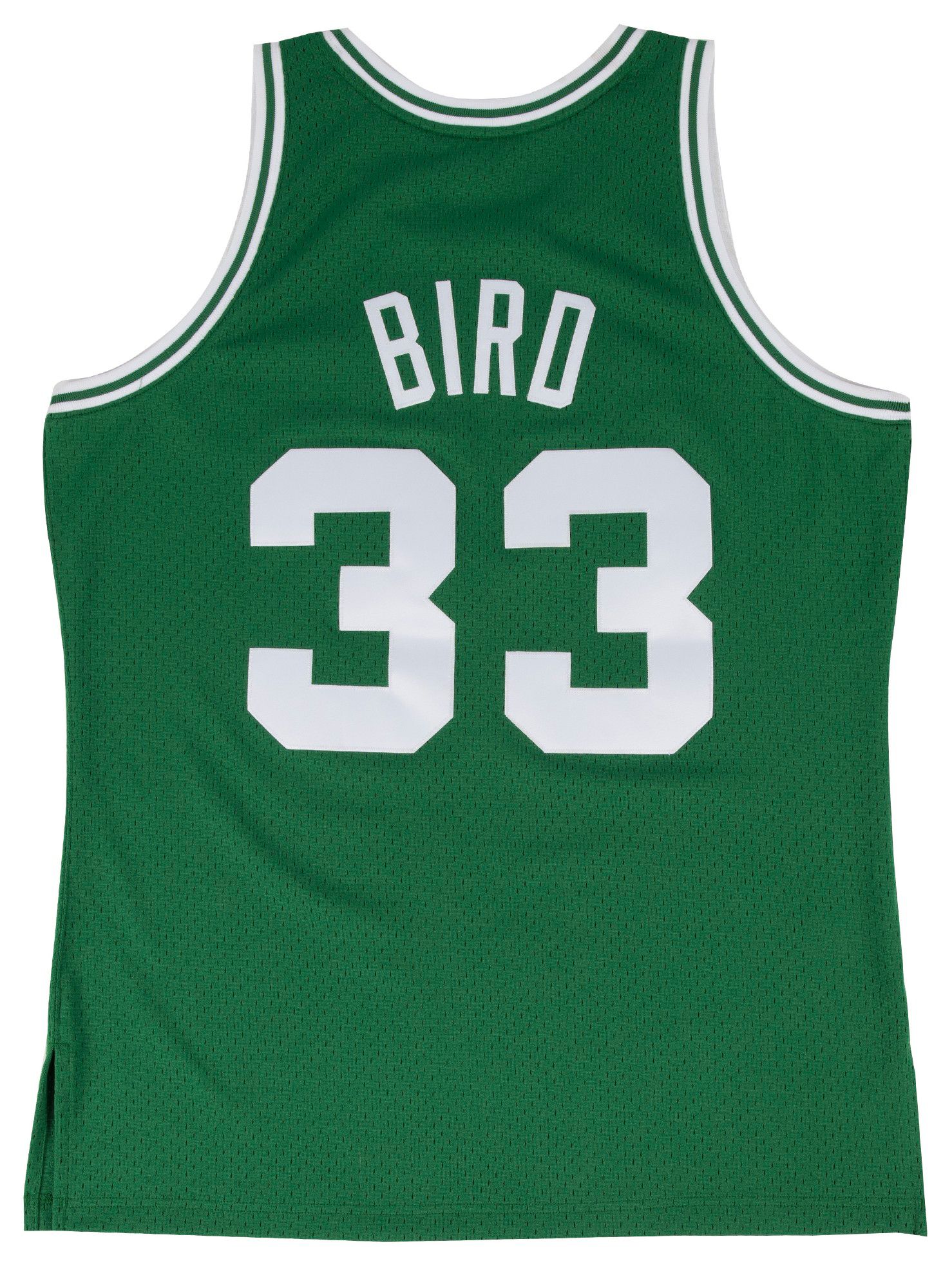 Mitchell & Ness Men's Boston Celtics Green Larry Bird #33 Hardwood Classic Jersey product image