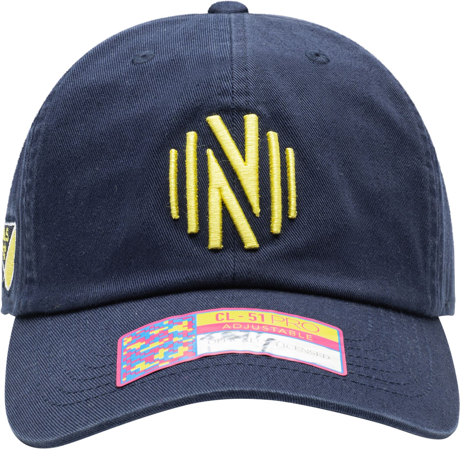 Fan Ink Adult Nashville SC 2023 Bambo Navy Adjustable Hat product image