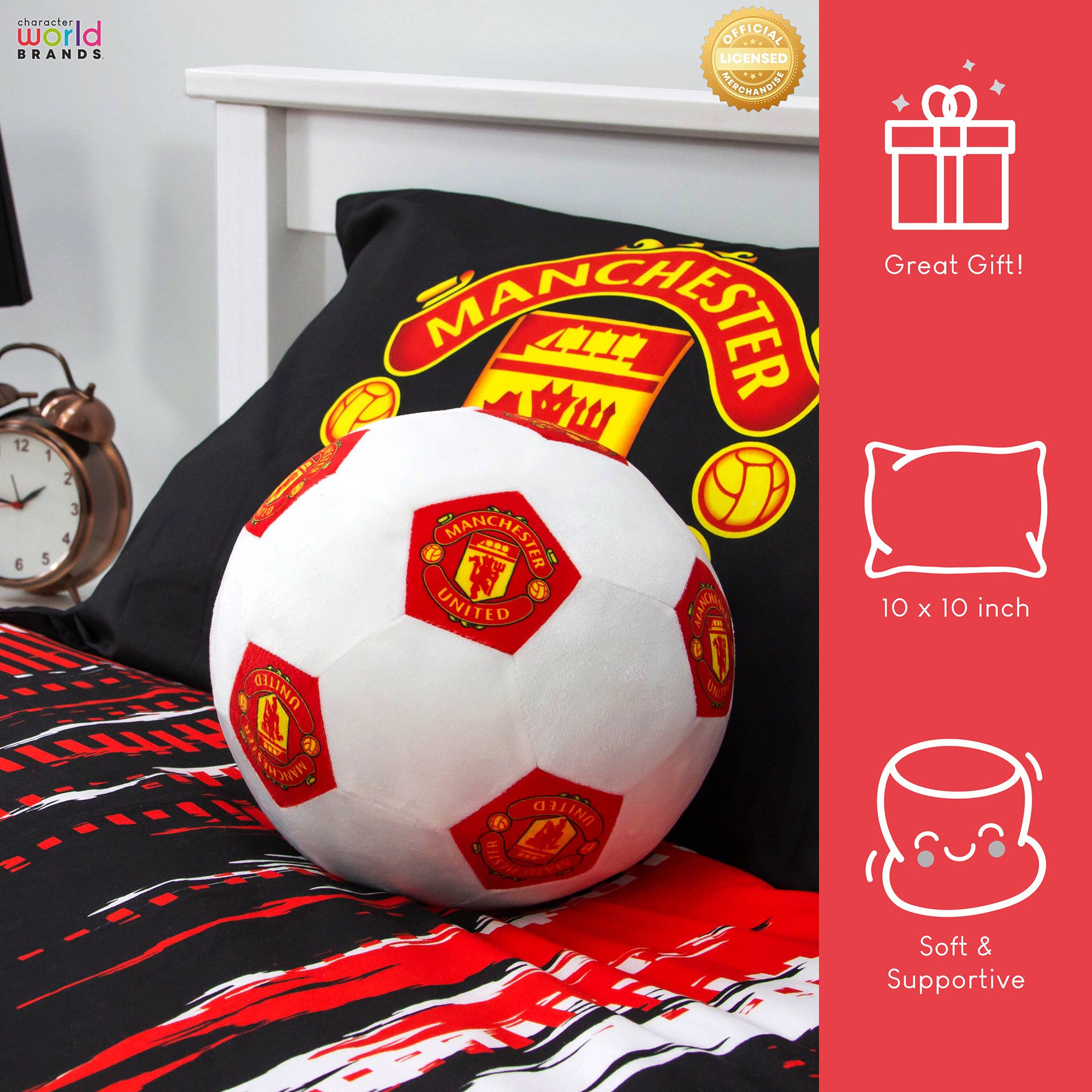 Character World Manchester United 3D Round Cushion product image