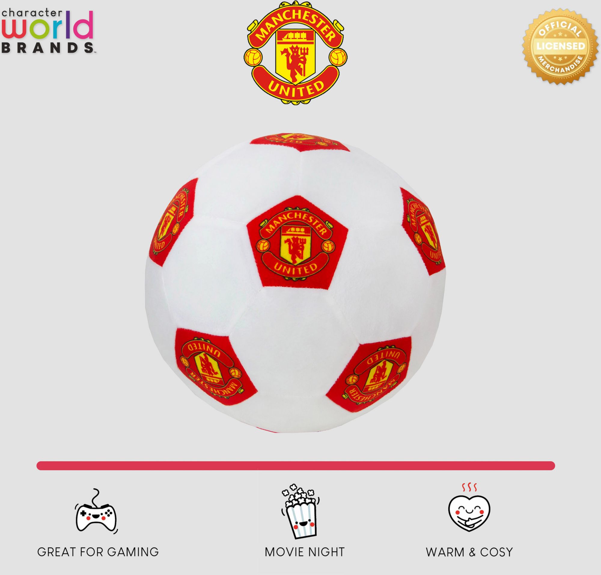 Character World Manchester United 3D Round Cushion product image