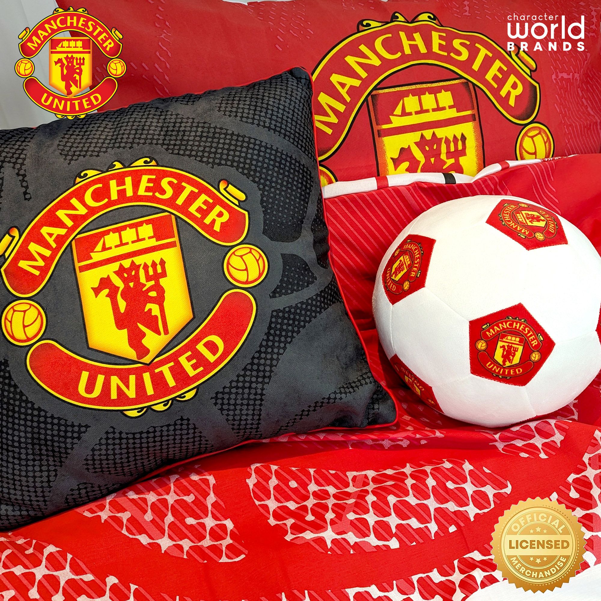 Character World Manchester United 3D Round Cushion product image