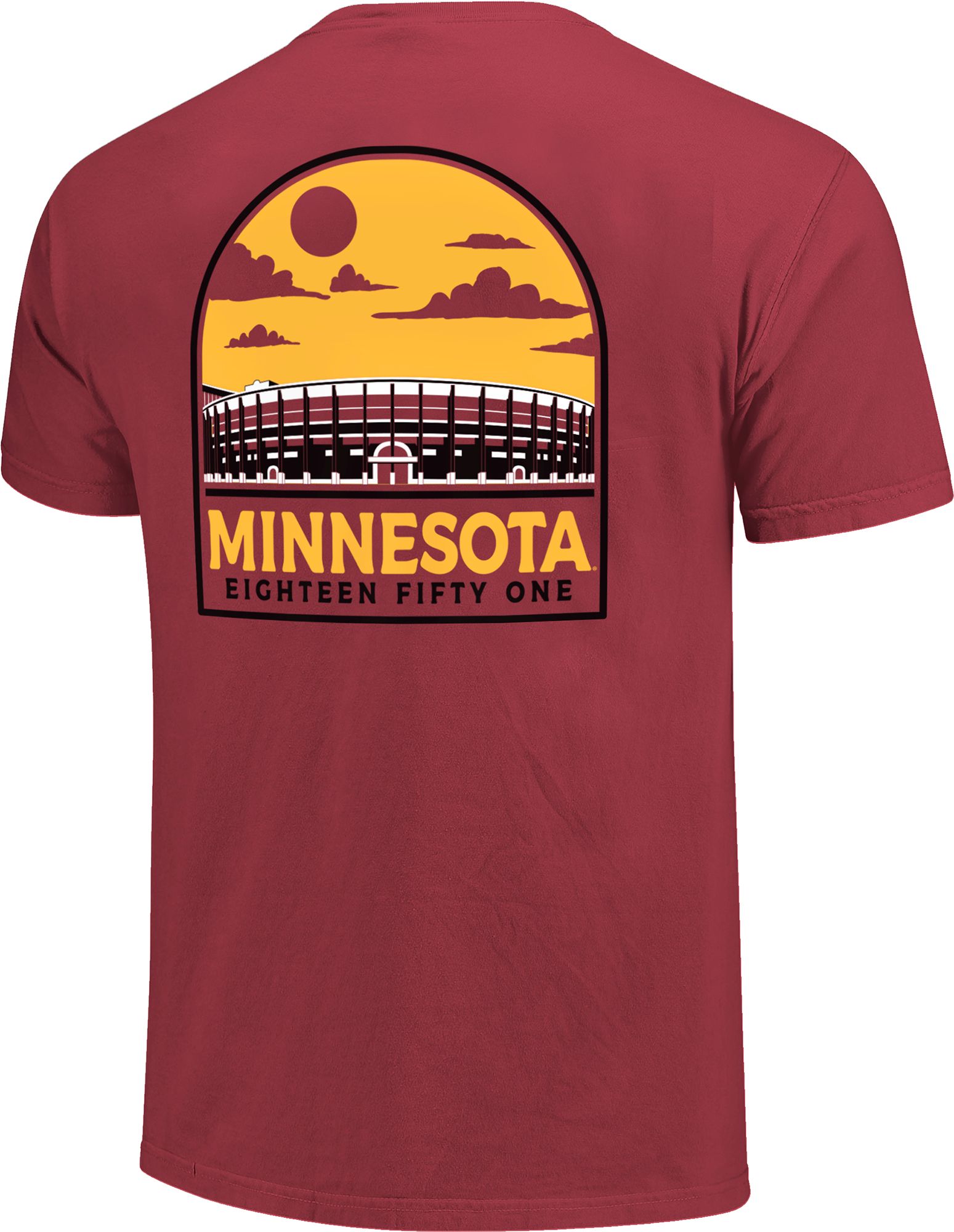 Image One Men's Minnesota Golden Gophers Maroon Campus Arch T-Shirt