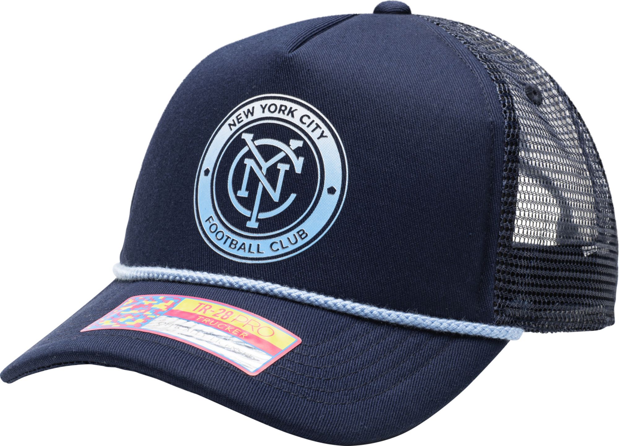 Fan Ink Adult New York City FC Atmosphere Navy Trucker Hat product image