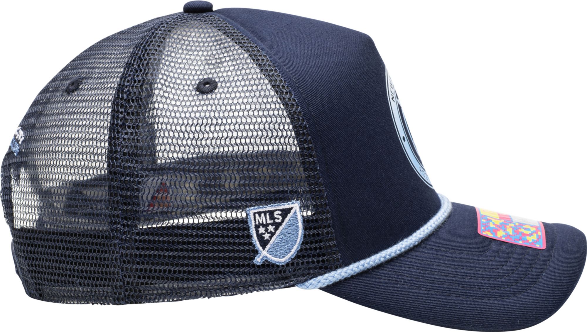 Fan Ink Adult New York City FC Atmosphere Navy Trucker Hat product image