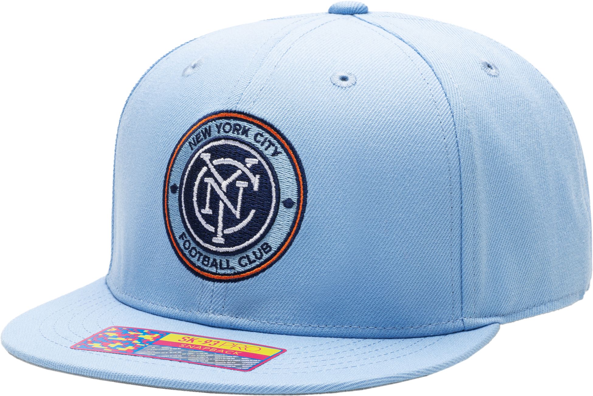Fan Ink Adult New York City FC Dawn Blue Snapback Adjustable Hat product image