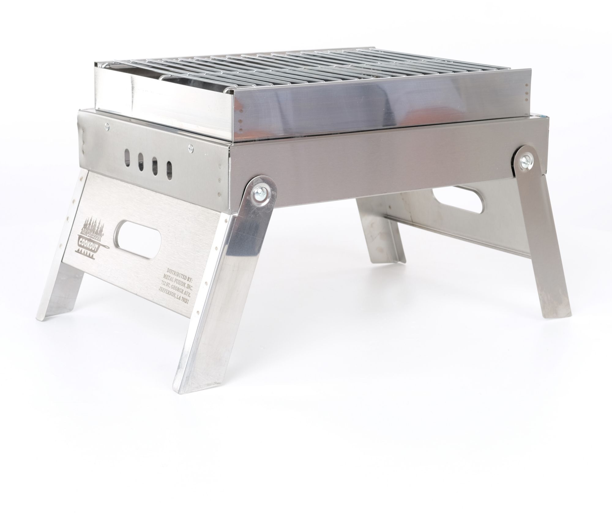 Mr. Outdoors Cookout Stainless Steel Charcoal Grill