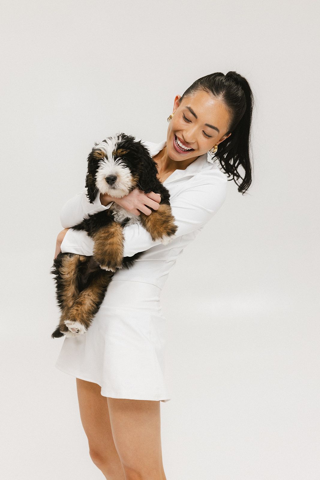 Fore All Women's Bea Base Mock 1/4 Zip Golf Shirt product image