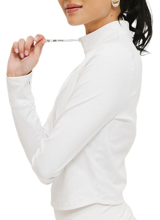 Fore All Women's Bea Base Mock 1/4 Zip Golf Shirt product image