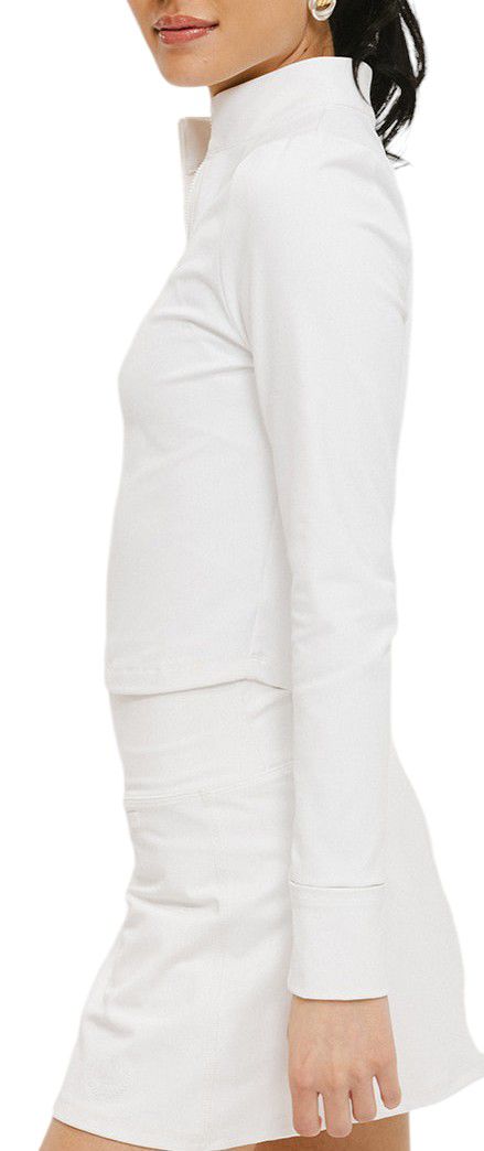 Fore All Women's Bea Base Mock 1/4 Zip Golf Shirt product image