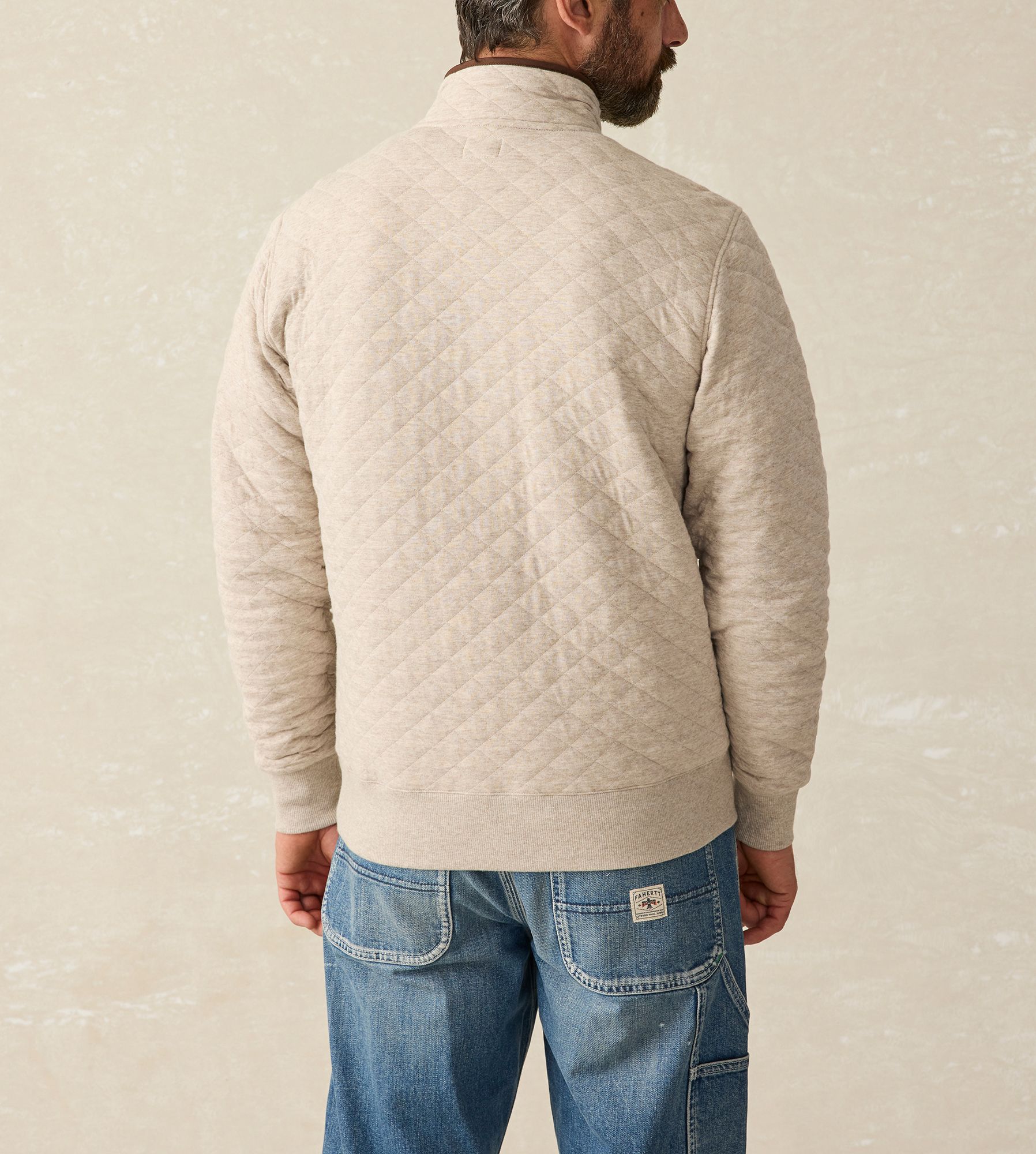 Faherty Men's Epic Quilted Fleece Pullover product image