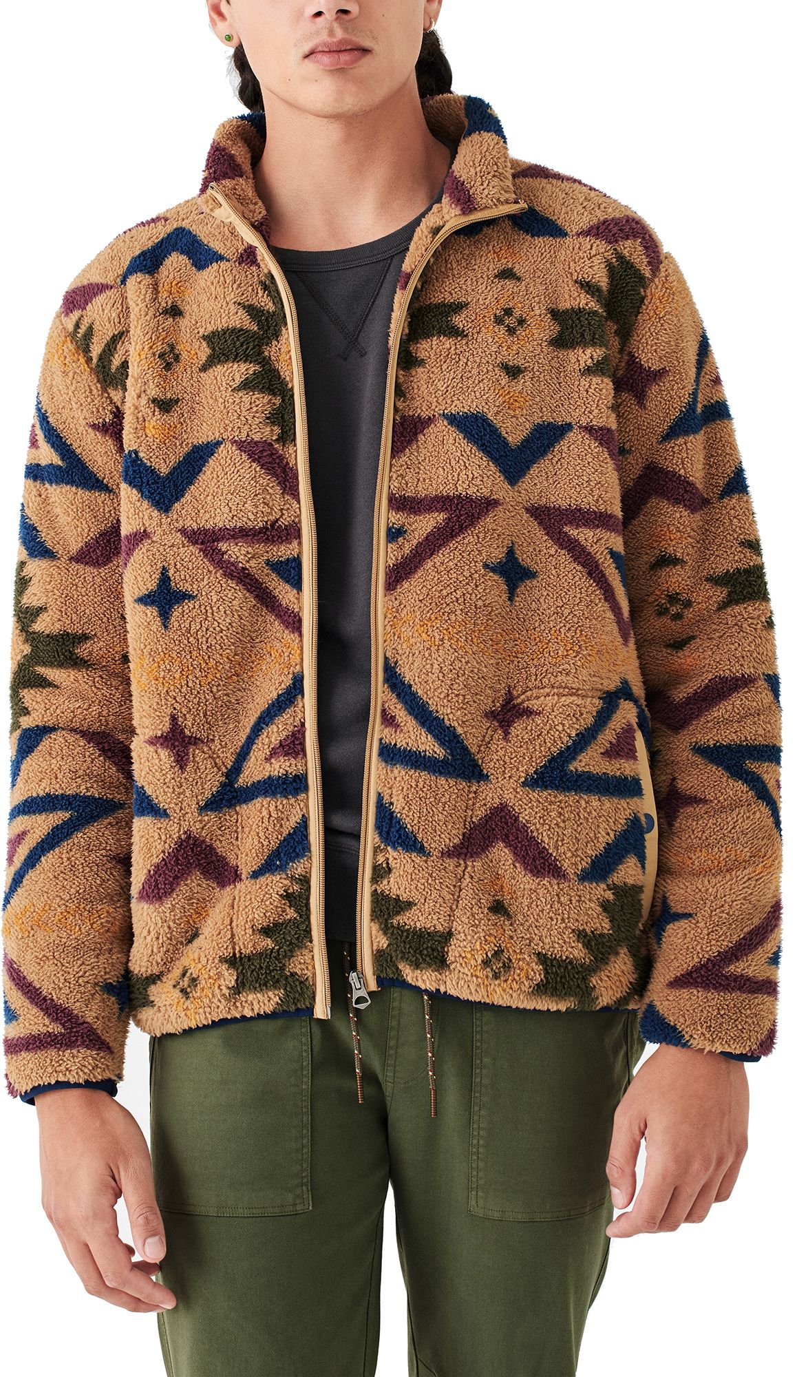 Faherty Men's Doug Good Feather High Pile Full Zip Jacket product image