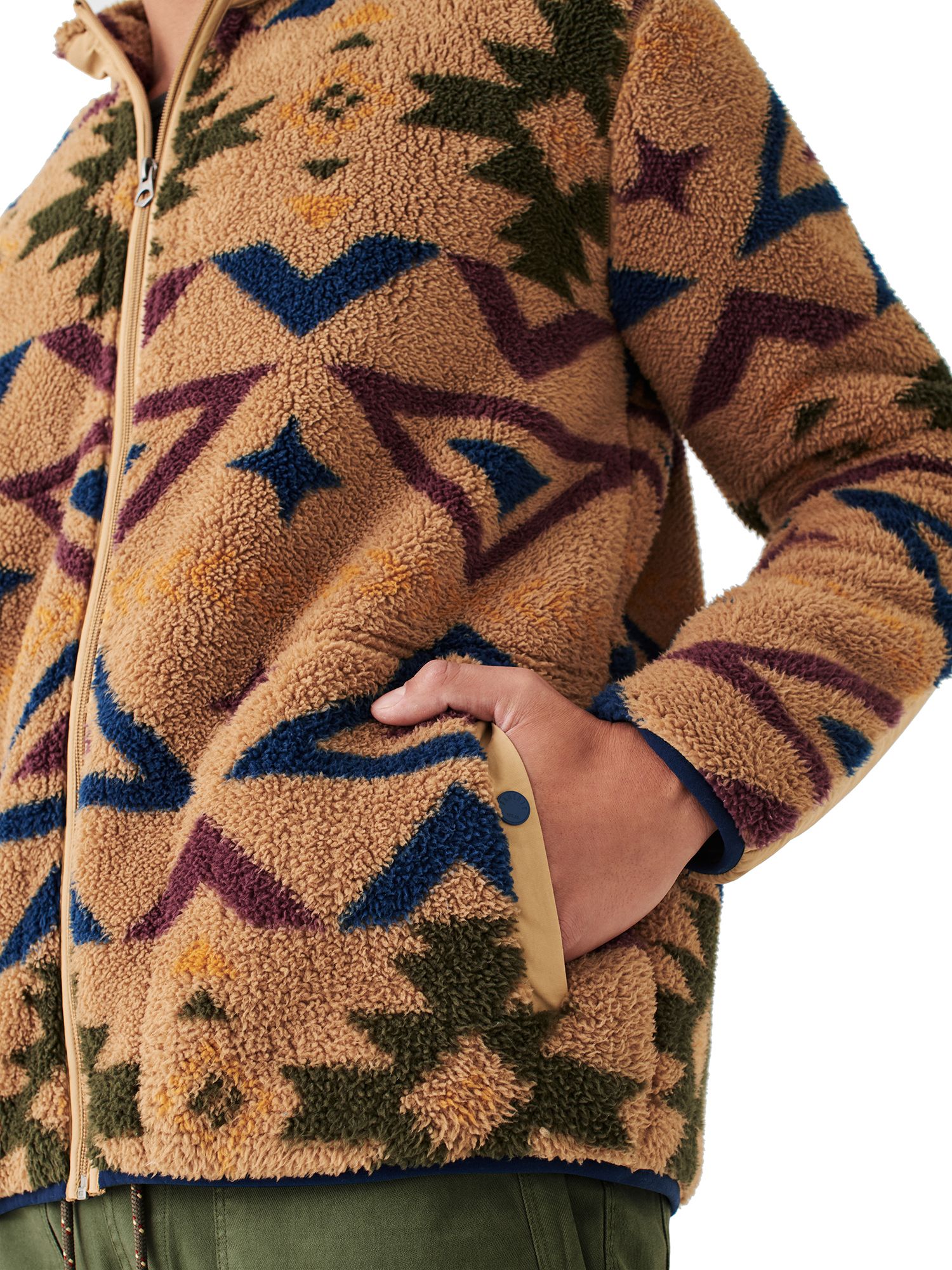 Faherty Men's Doug Good Feather High Pile Full Zip Jacket product image