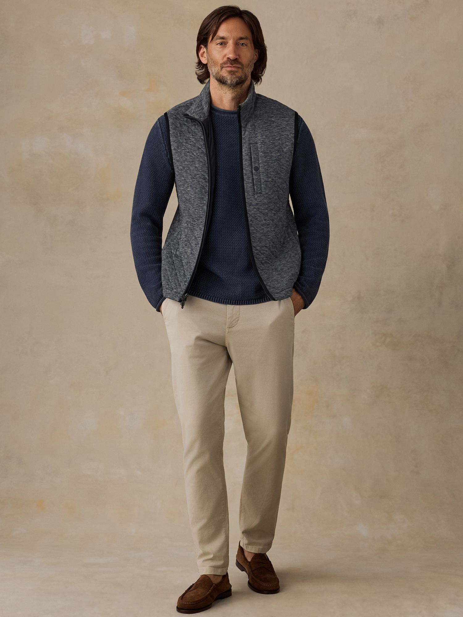 Faherty Men's Epic Quilted Fleece Vest product image