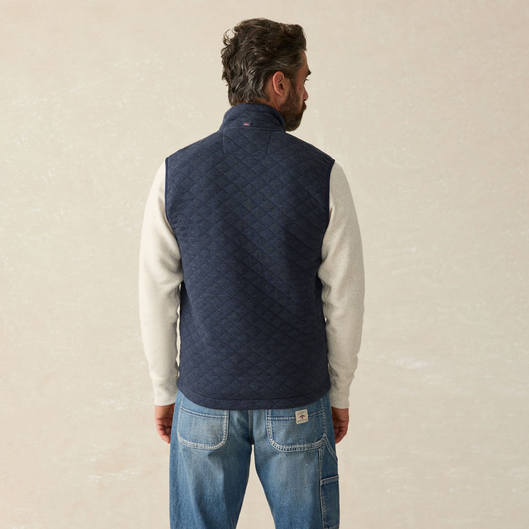 Faherty Men's Epic Quilted Fleece Vest product image