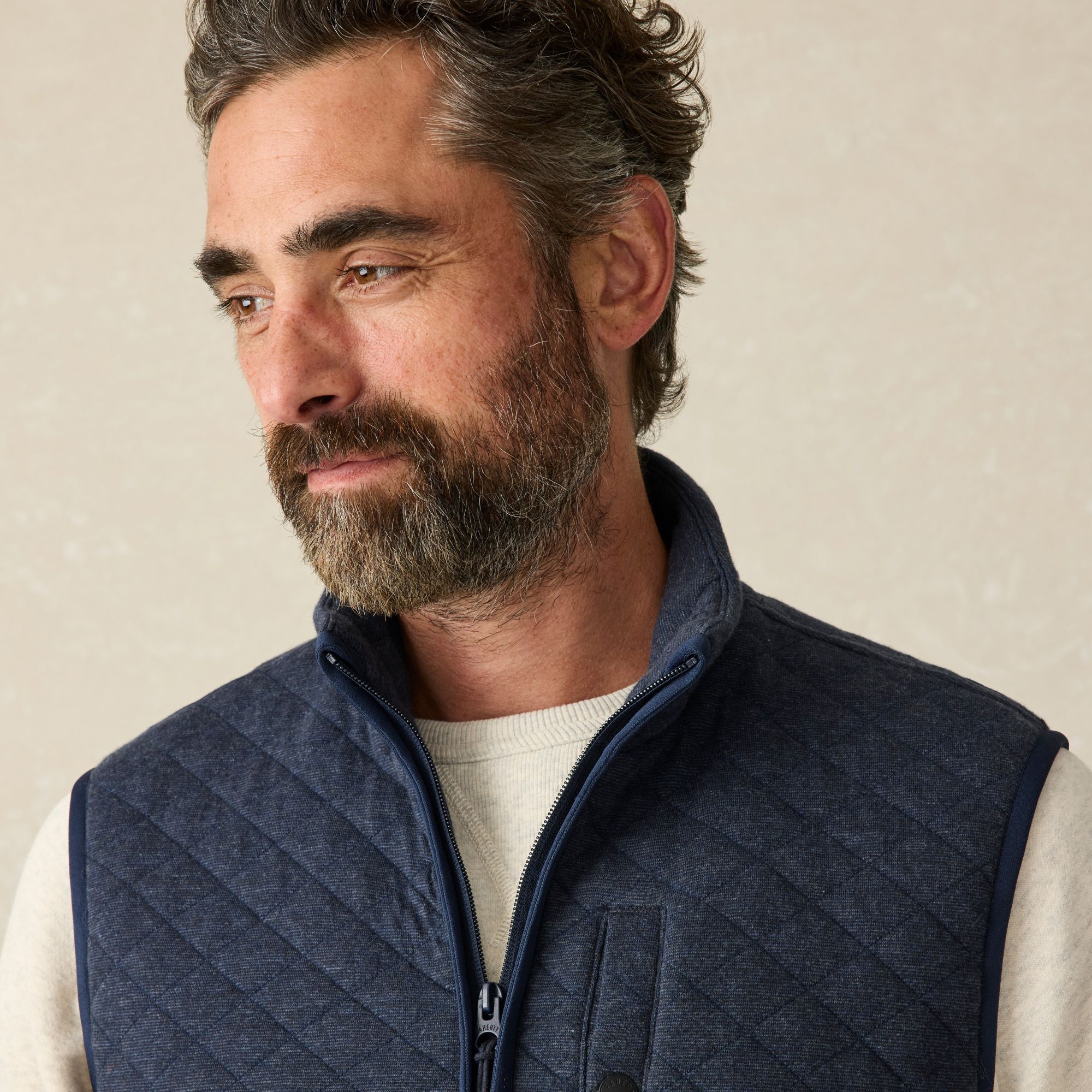 Faherty Men's Epic Quilted Fleece Vest product image