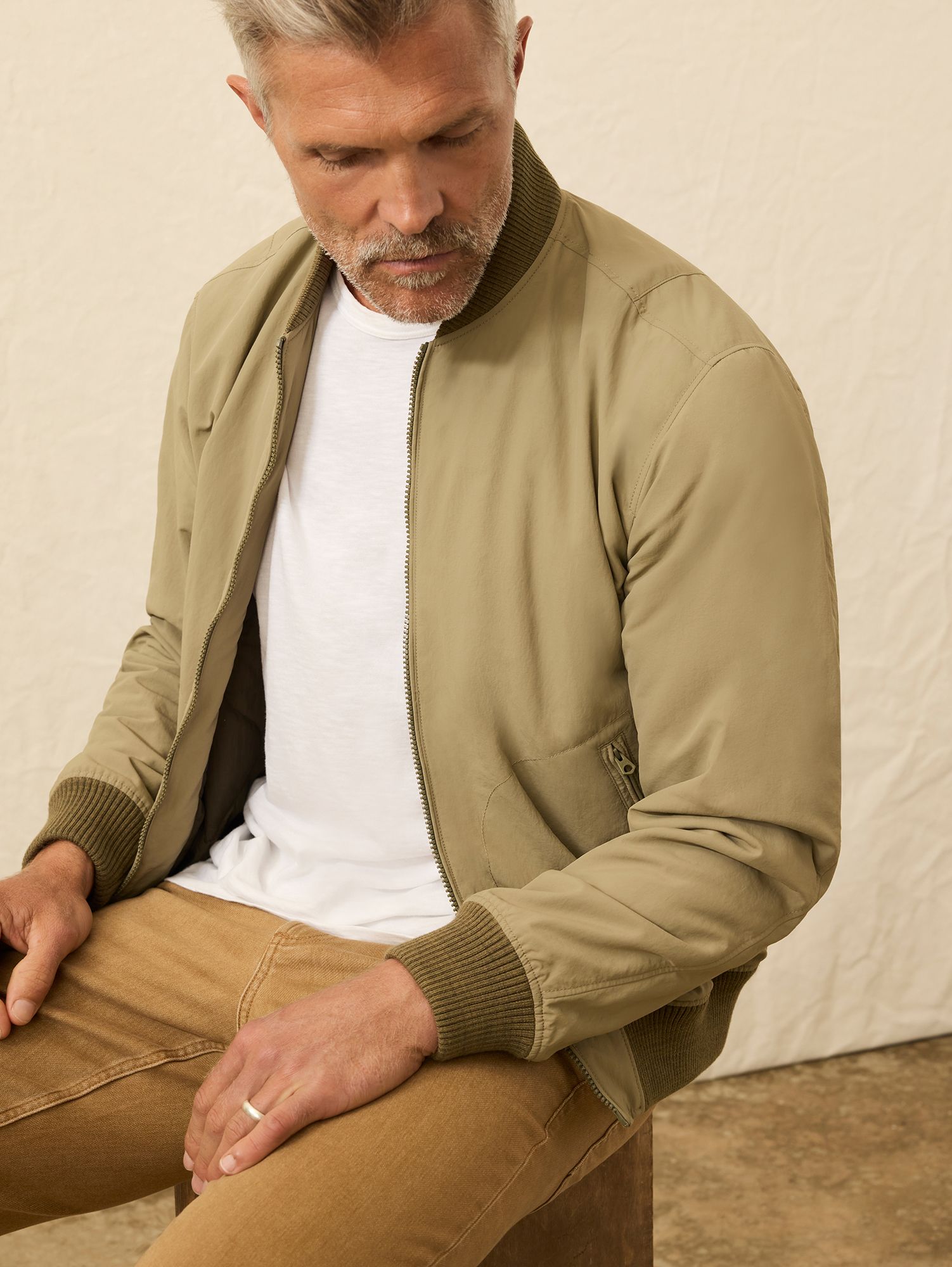 Faherty Men's Military Bomber Jacket product image