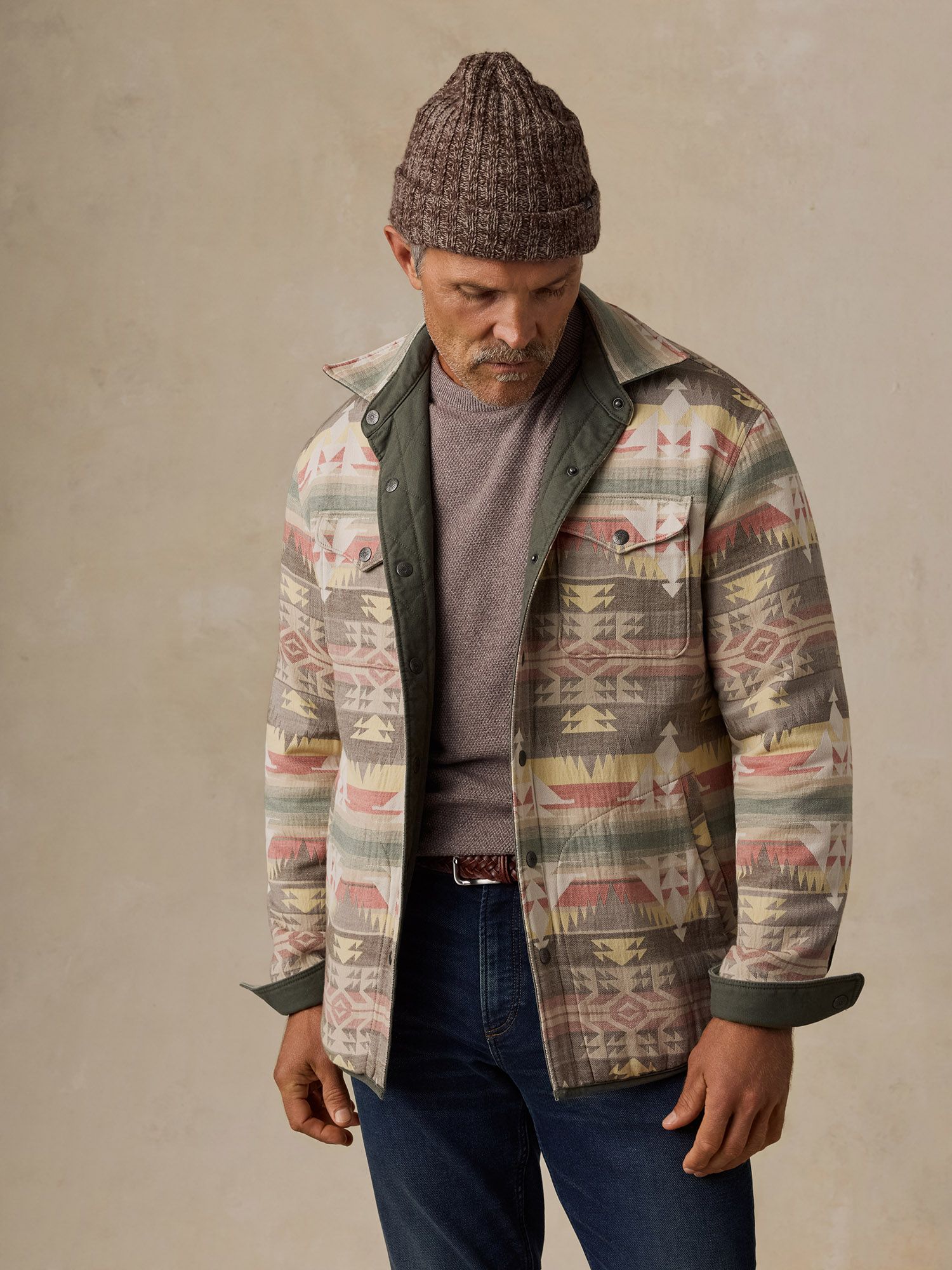 Faherty Men's Thunder Voice Eagle Reversible Bondi Jacket product image