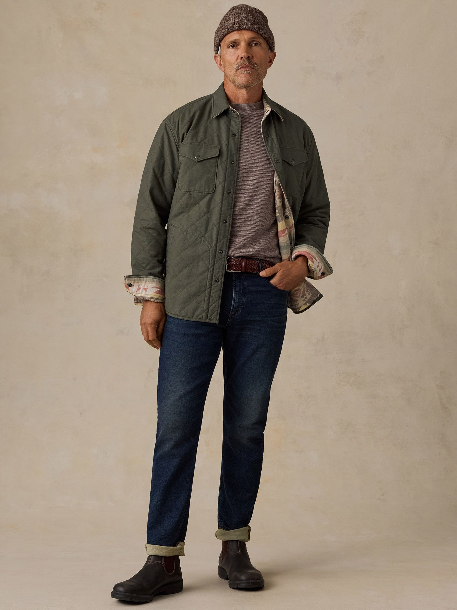 Faherty Men's Thunder Voice Eagle Reversible Bondi Jacket product image